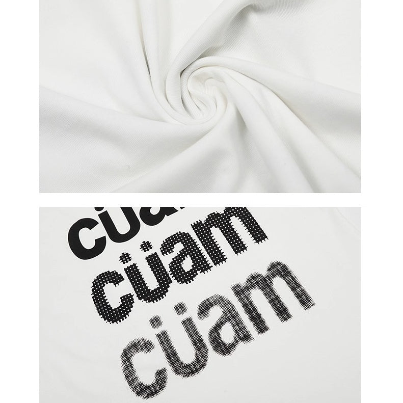 Casual Letter Print T-shirt OS2015
