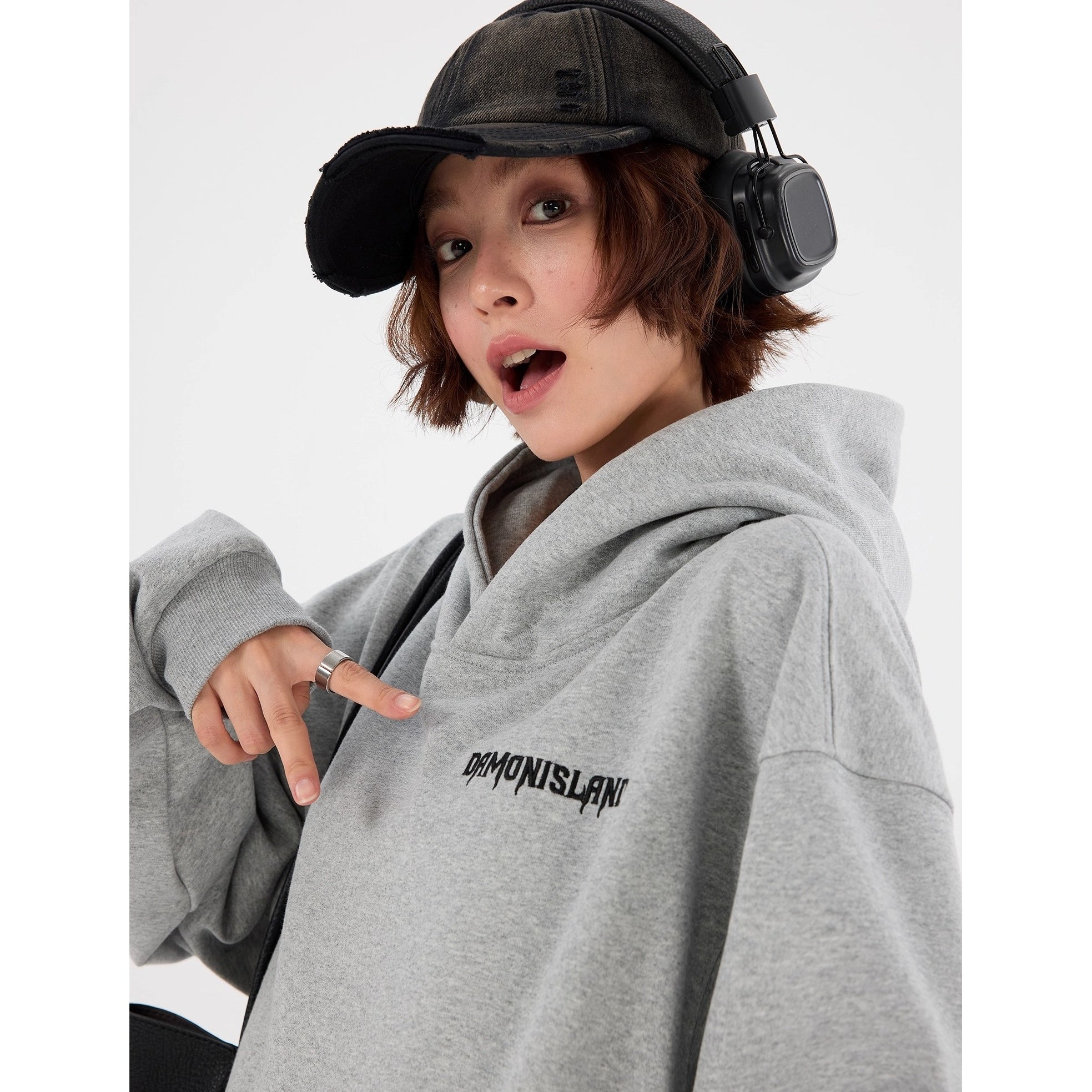 Cross Embroidered Hoodie MW10242