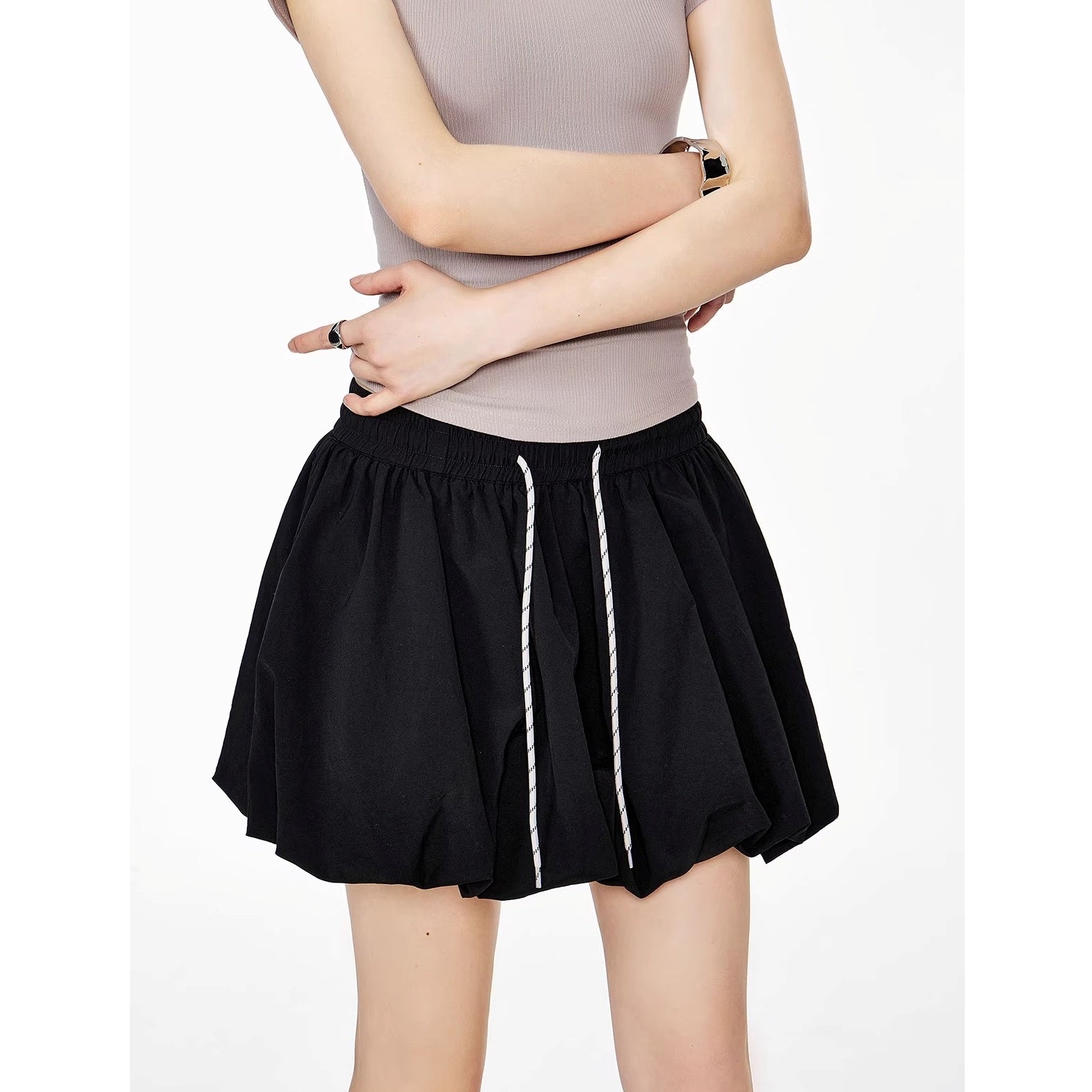 A-line Bud Short Skirt IC9107