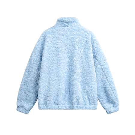 Polar Fleece Embroidered Stand Collar Jacket EZ278