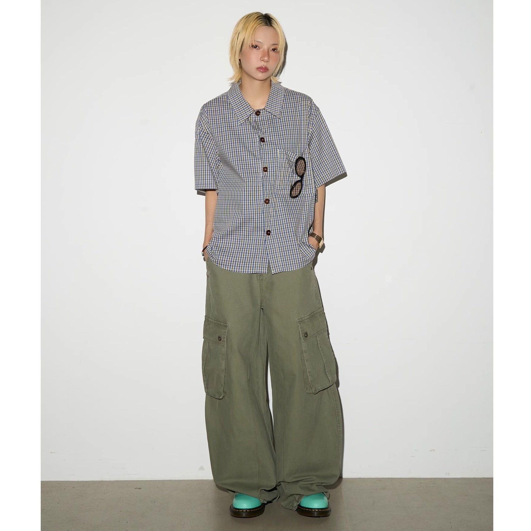 Simple Plaid Casual Shirt MN9015
