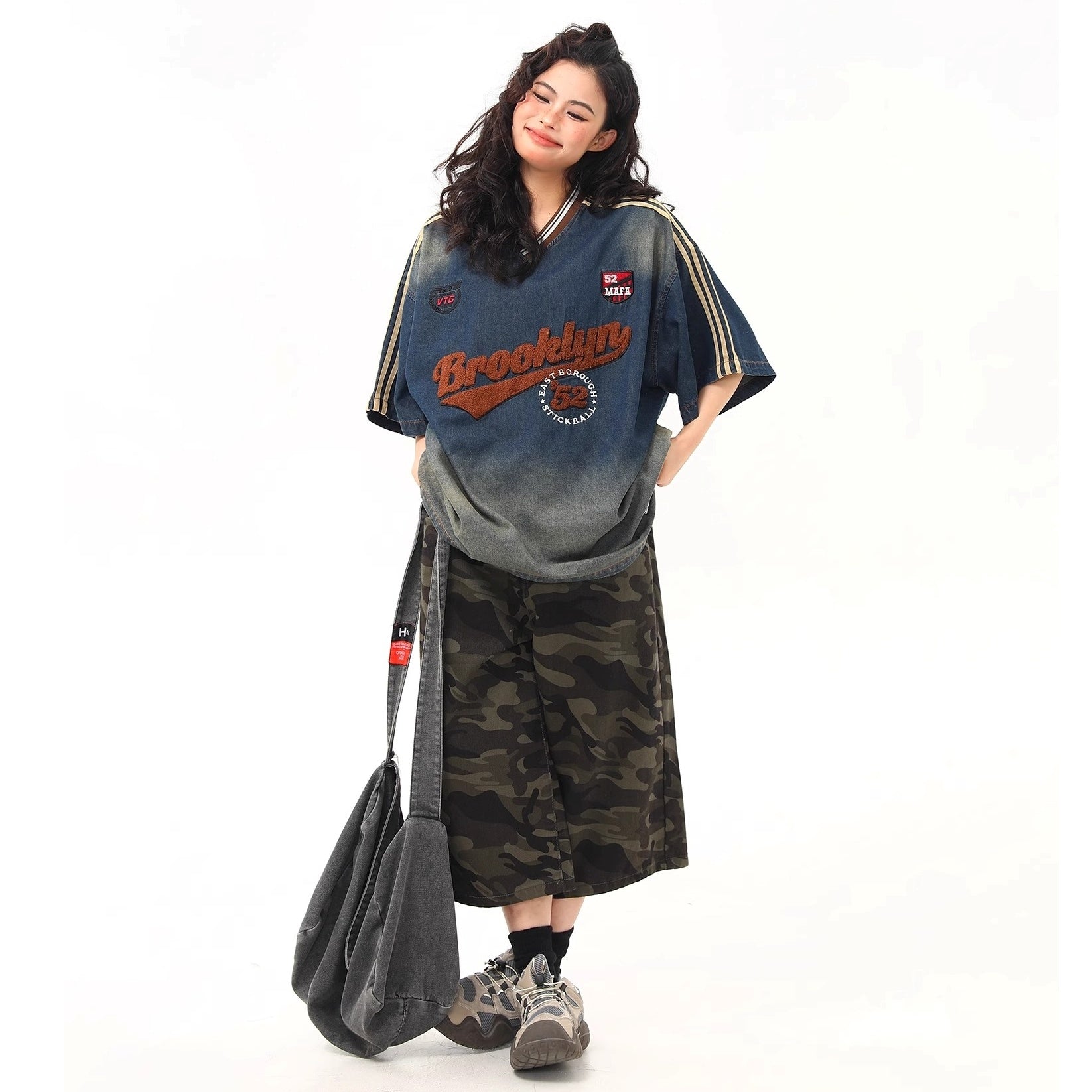 American Retro Denim T-shirt MW10161