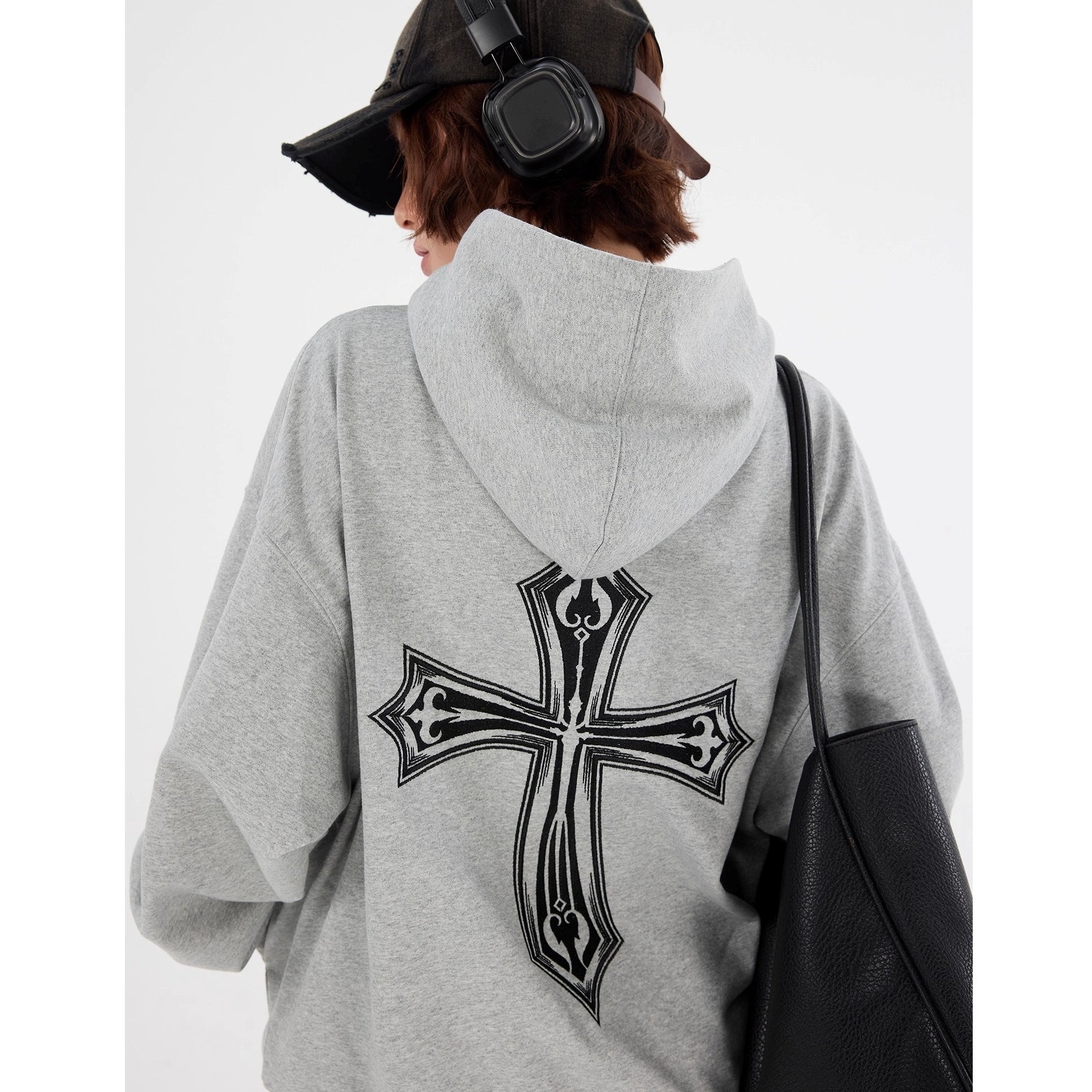 Cross Embroidered Hoodie MW10242