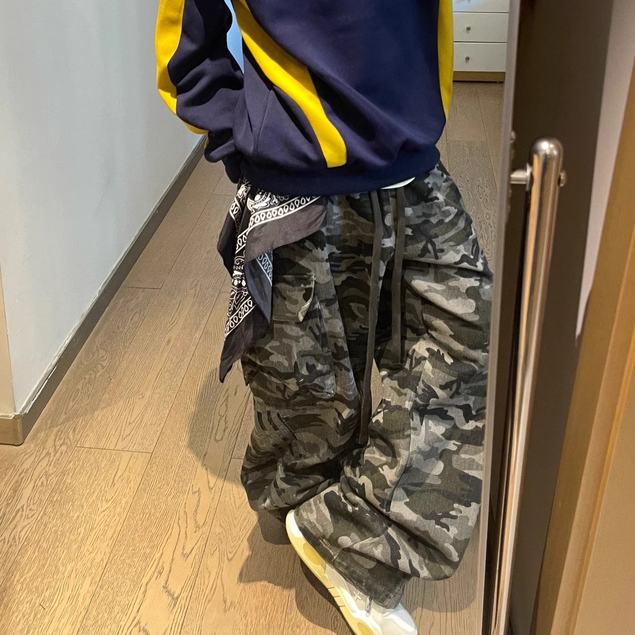 Side Line Camouflage Cargo Pants MW10233