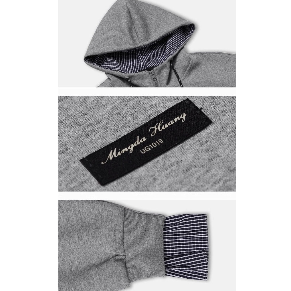 【上下別売り】Shirt Stitch Hoodie & Wide-Leg Sweat Pants Set-up AC7161