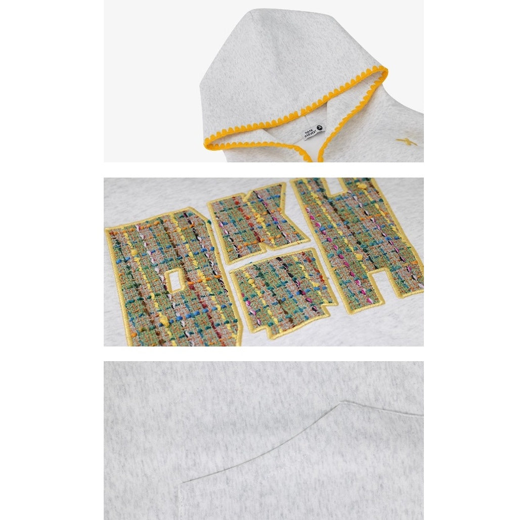 Small Fragrance Patch Embroidered Hoodie AC7134