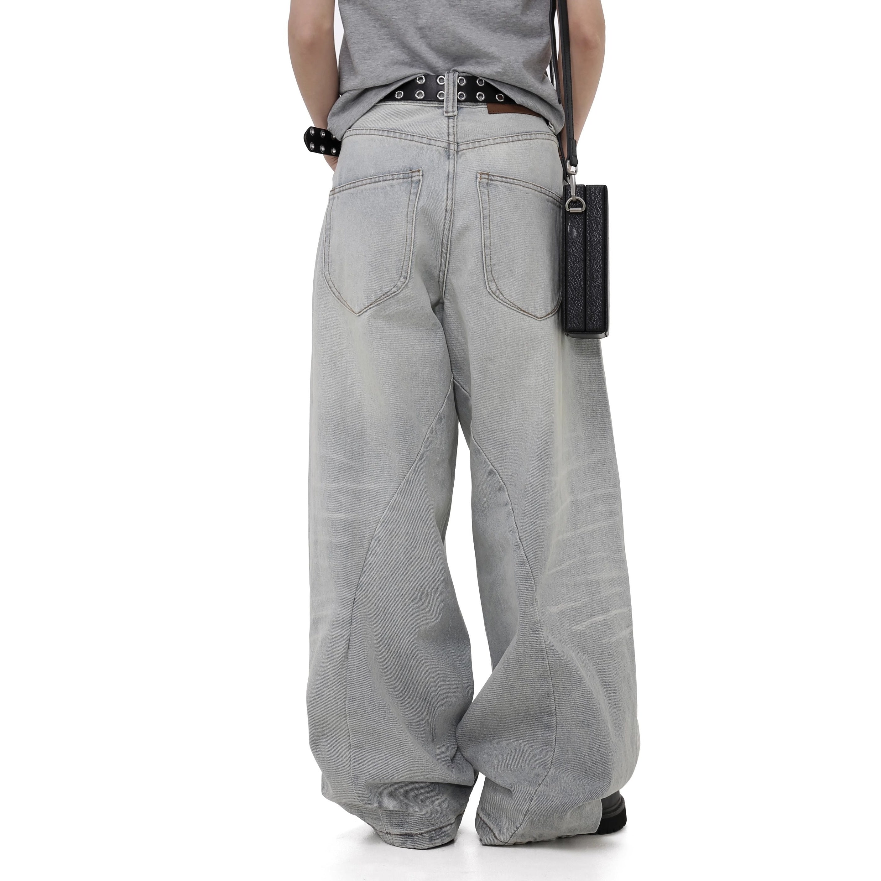 Damage Washed  Scimitar Jeans GB7026