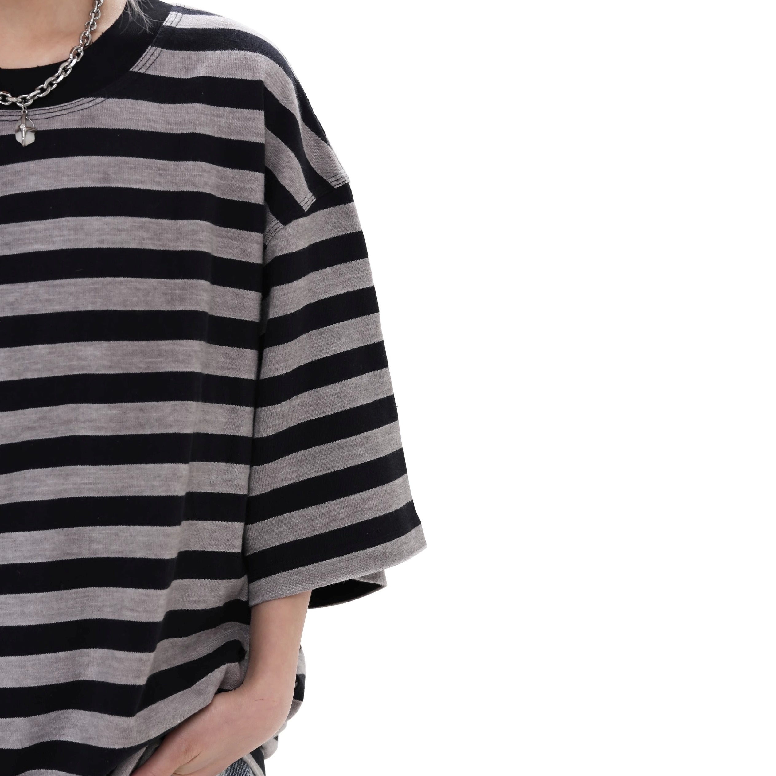 OverSize Border T-shirt GB7027