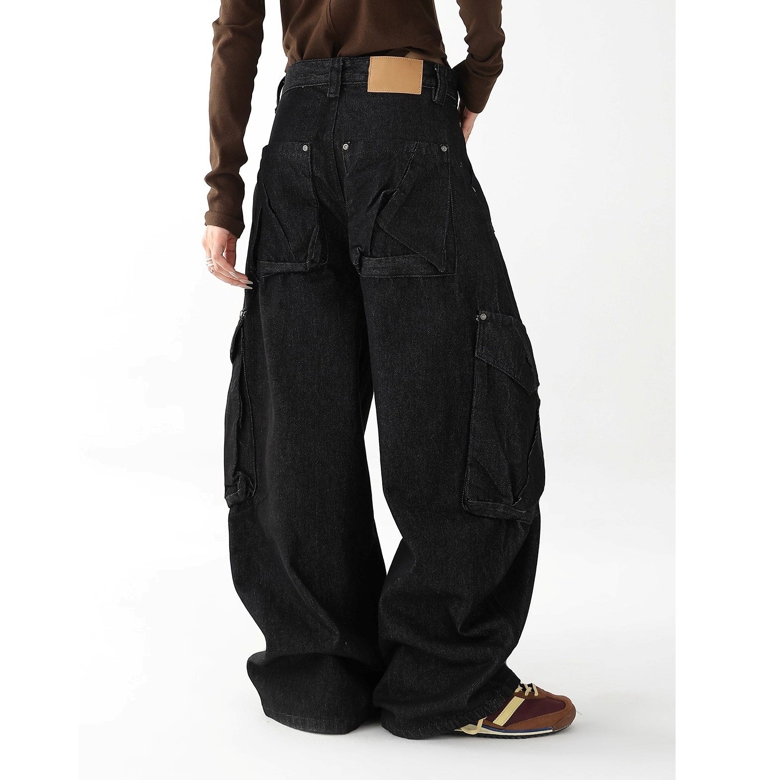 Large Pocket Cargo Curve Jeans AC7147