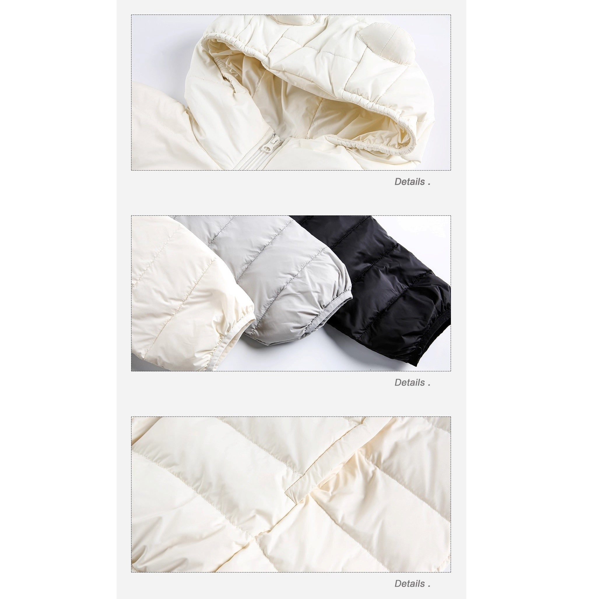 Bear Ears Hooded Down Jacket EZ291