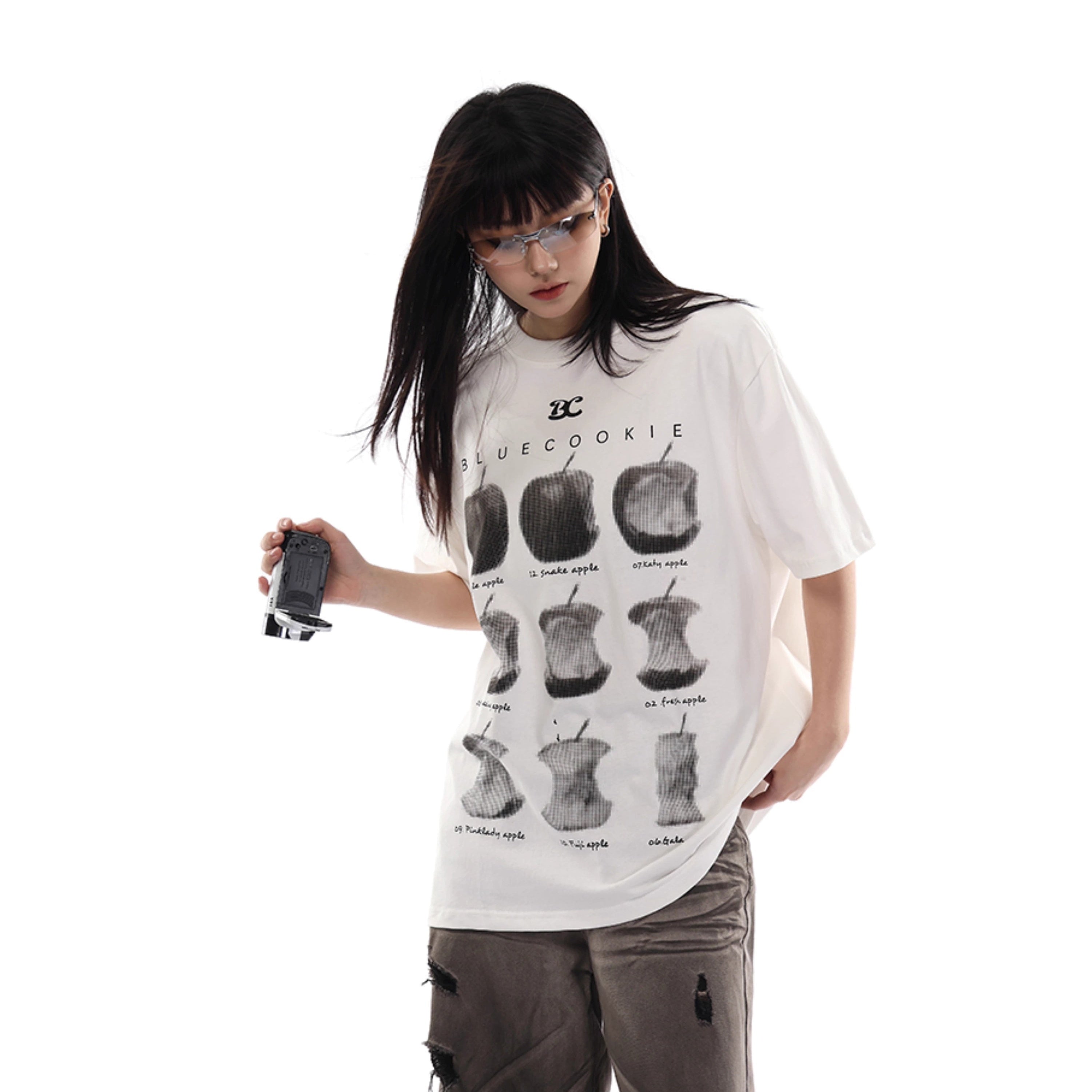Apple Graphic Print T-shirt VI2006