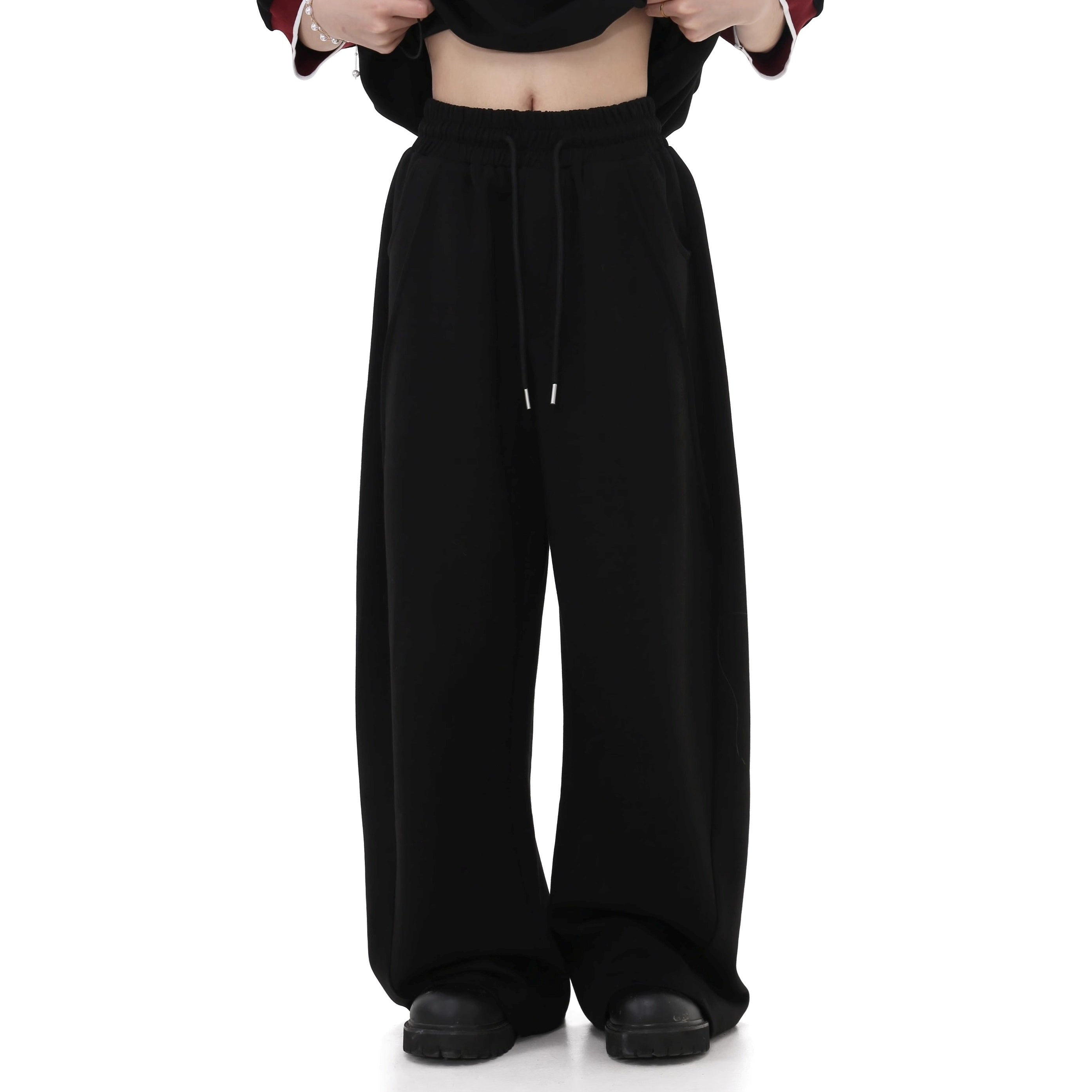Panel Design Casual Loose Sweatpants GB7033