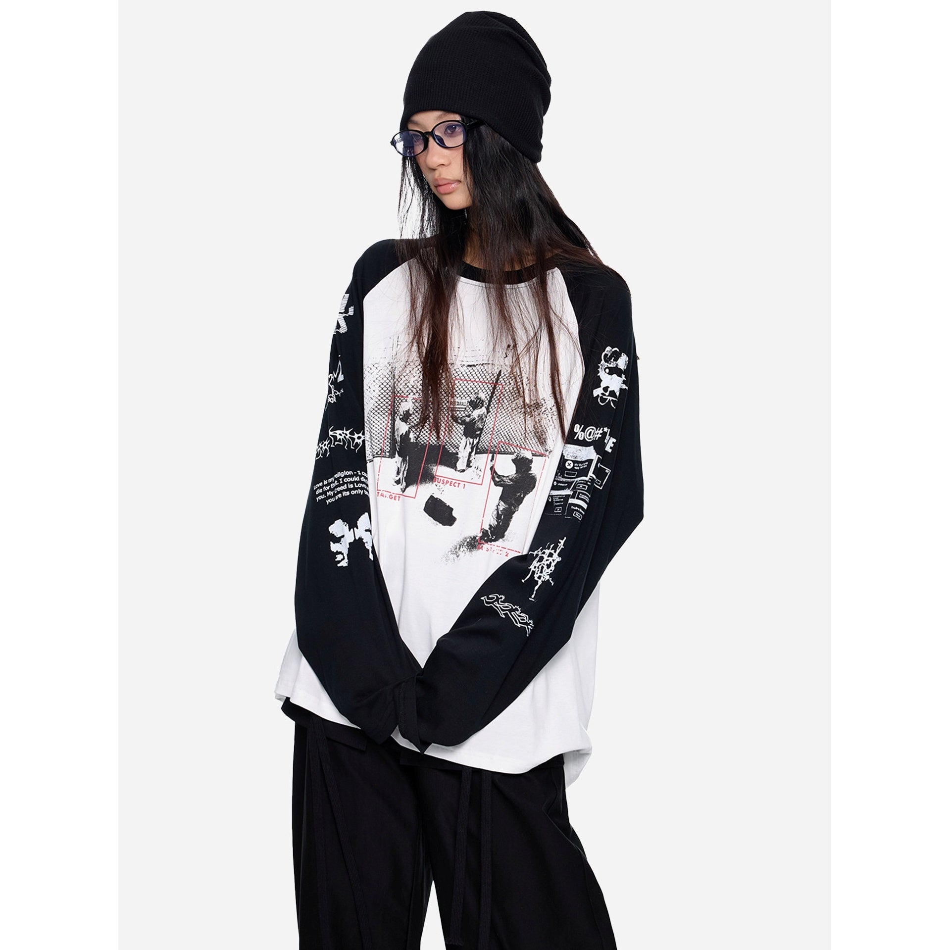 Print Ralan Sleeve Long T-Shirt MW10324