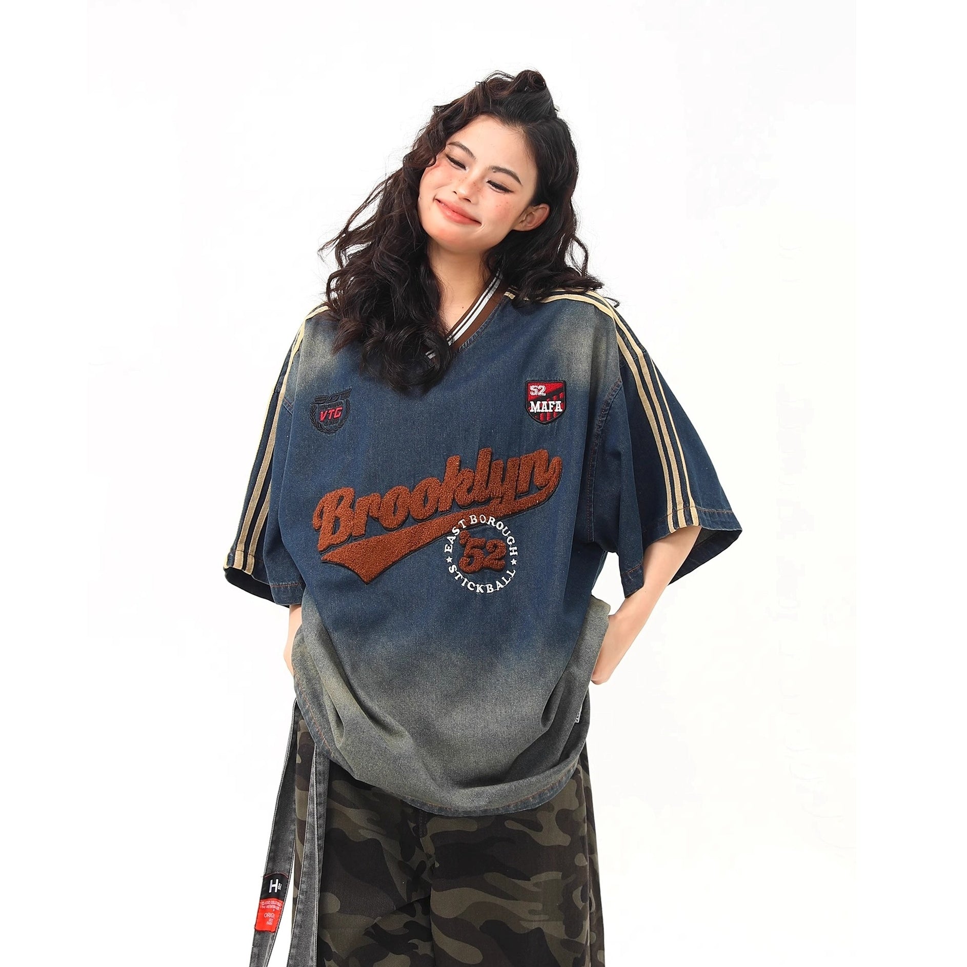 American Retro Denim T-shirt MW10161