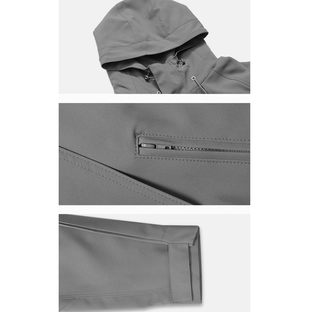 Oversize Short Hooded Jacket AC7164
