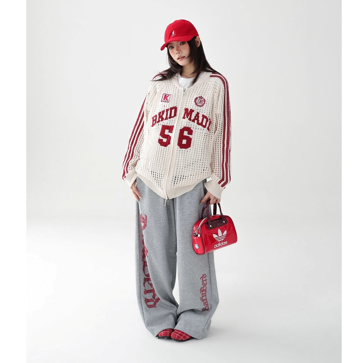 Sporty Mesh Cutout Cardigan AC7160