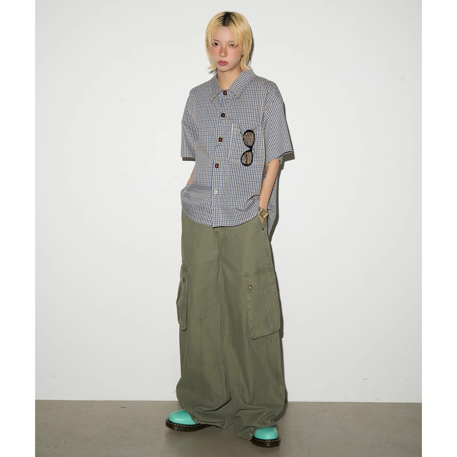 Simple Plaid Casual Shirt MN9015