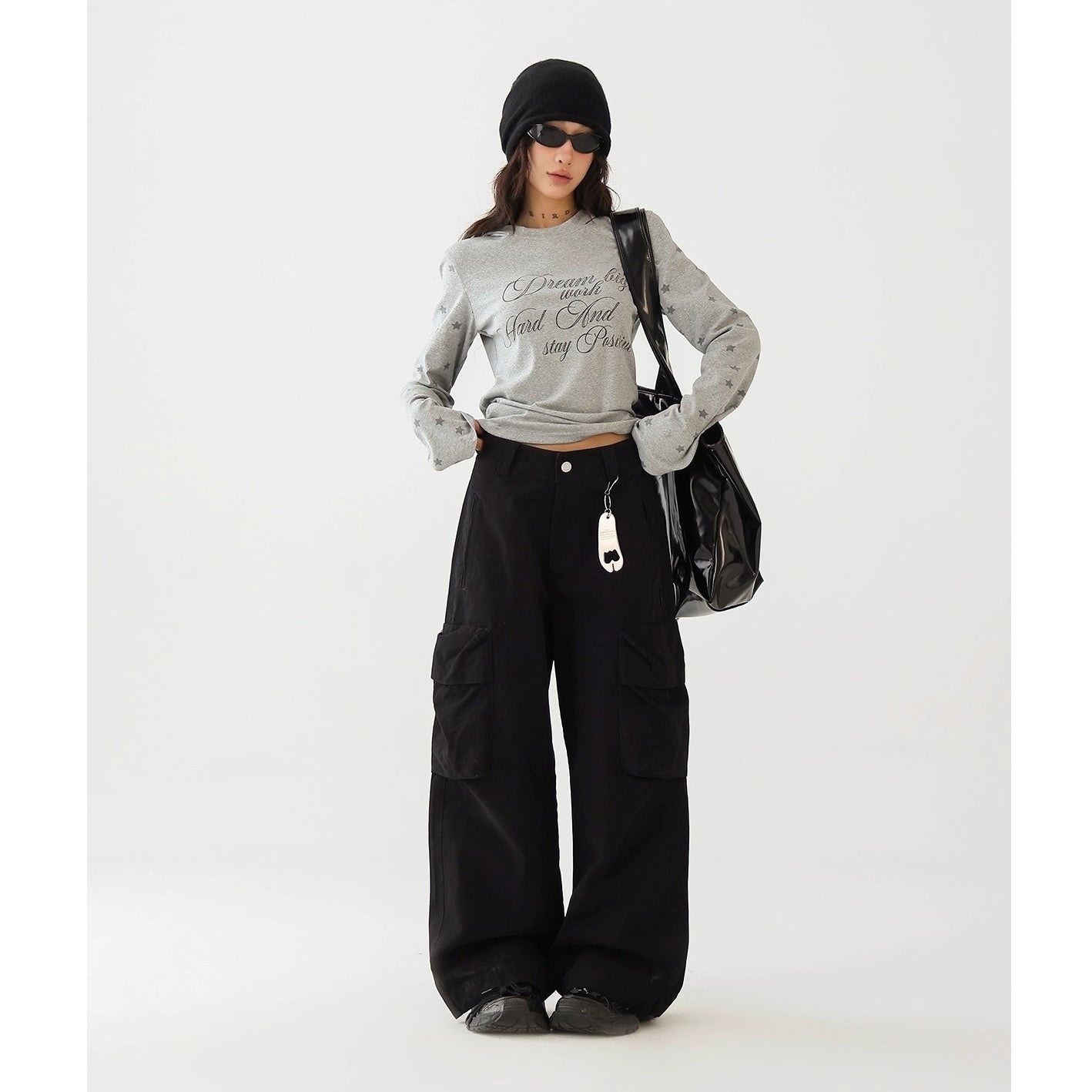 Vintage Multi-Pocket Loose Cargo Pants AC7131