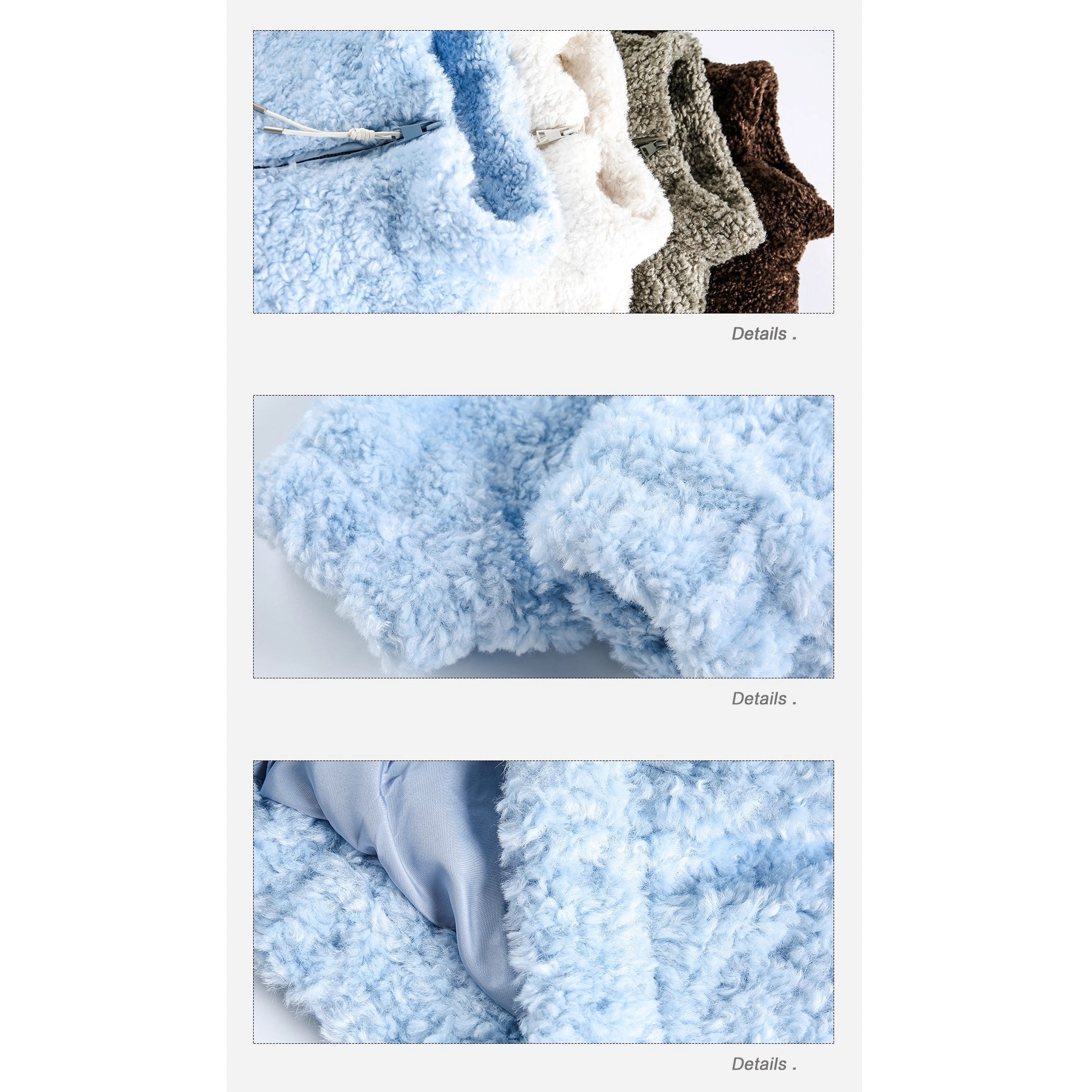 Polar Fleece Embroidered Stand Collar Jacket EZ278