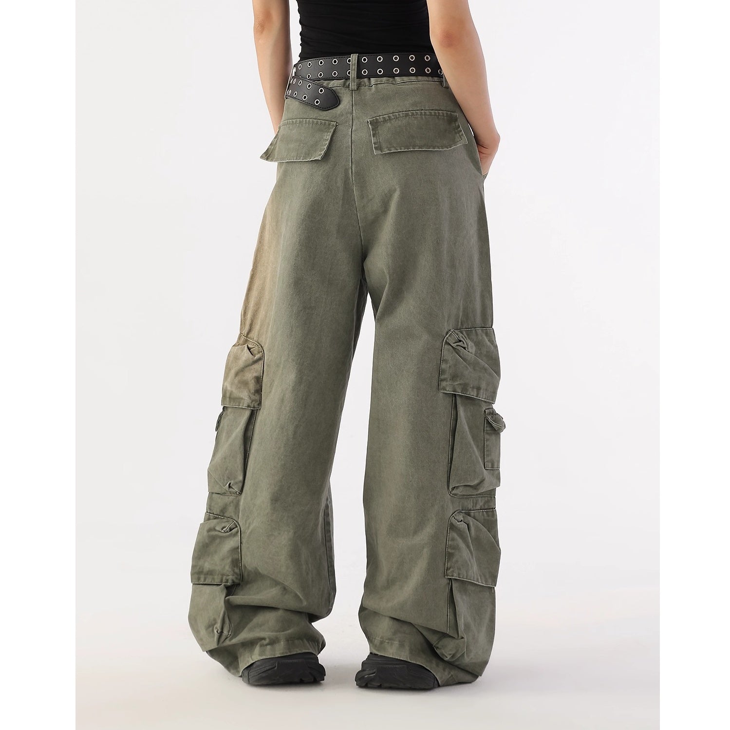 Vintage Loose Cargo Work Pants AC7165