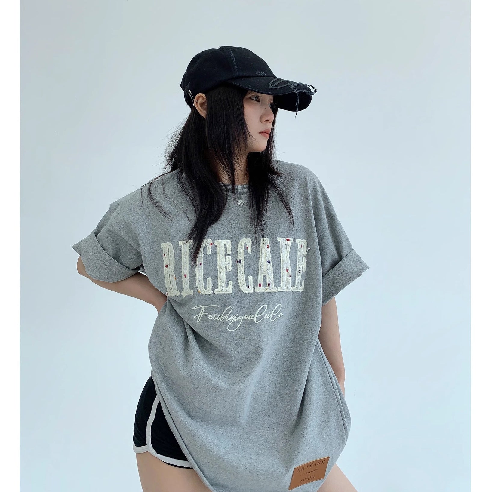 Relaxation Embroidery Logo T-shirt MW10127