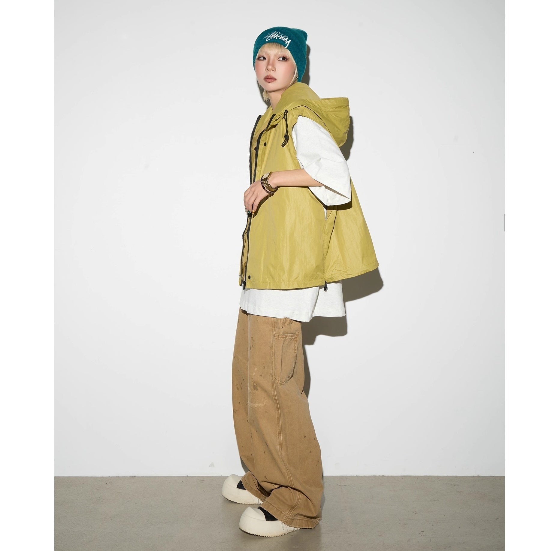 Unisex ZIP Hooded Vest MN9018