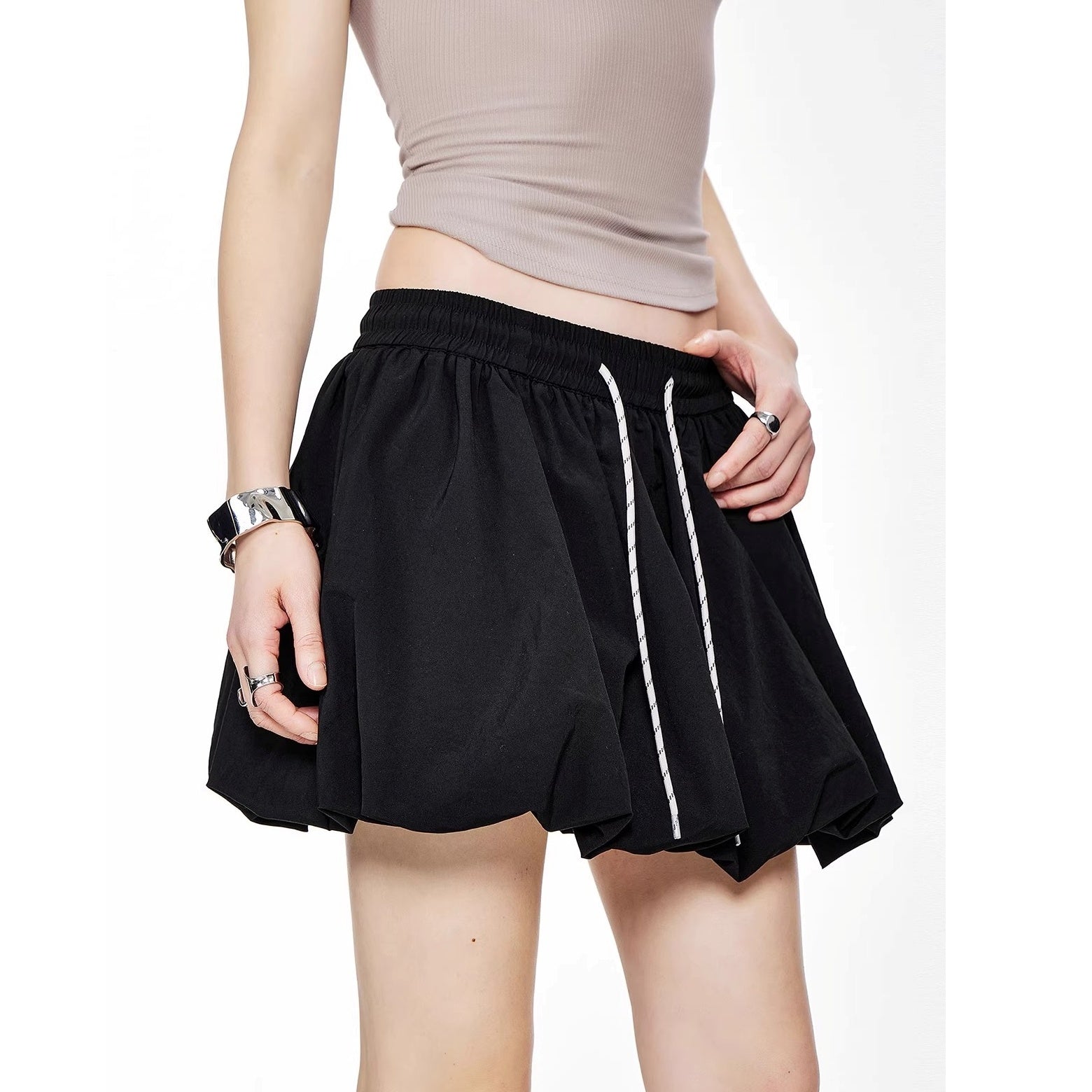 A-line Bud Short Skirt IC9107