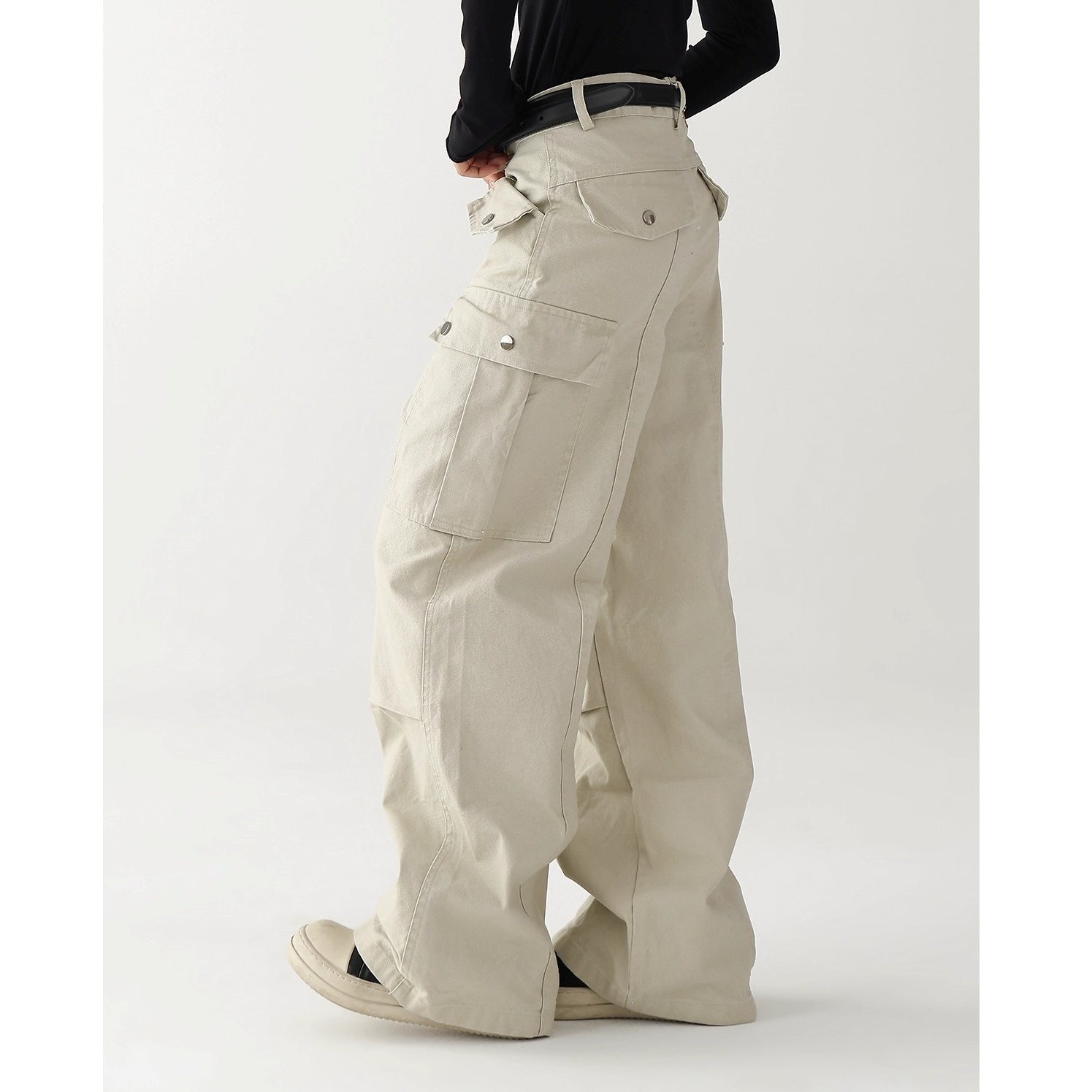 Pleated Tuck Work Cargo Pants AC7148
