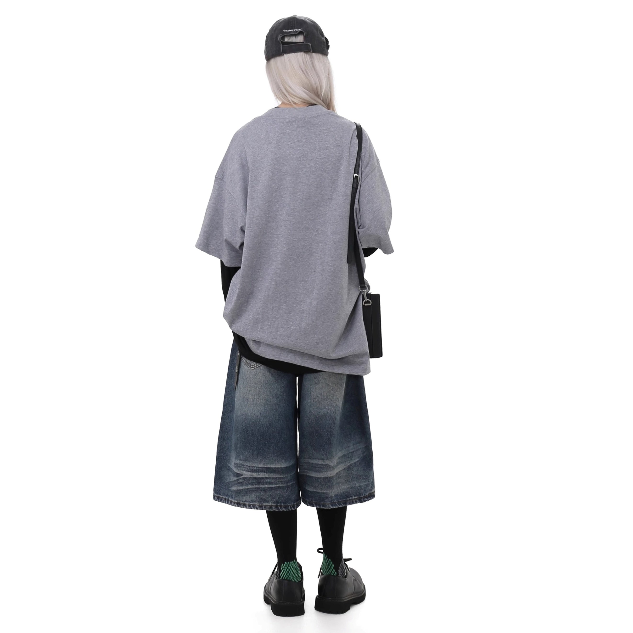 Classic Washed Cropped Denim Pants GB7029