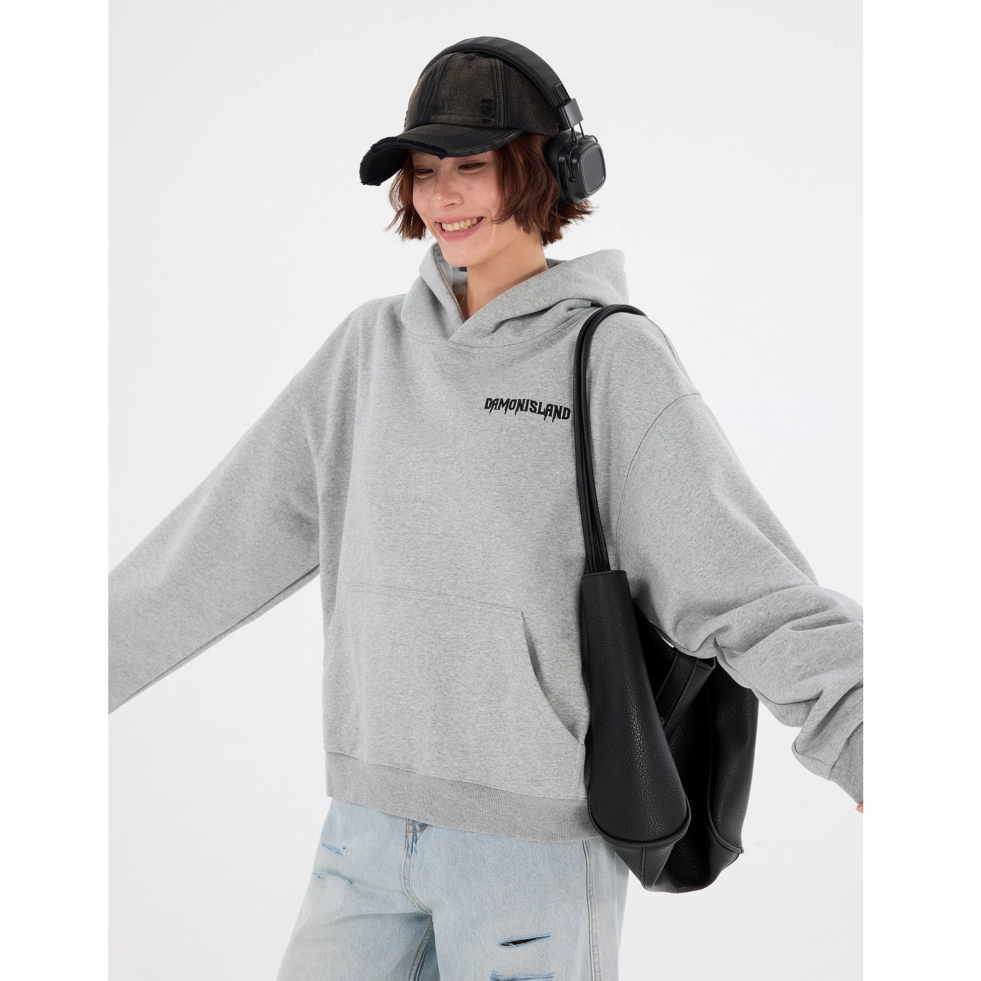 Cross Embroidered Hoodie MW10242