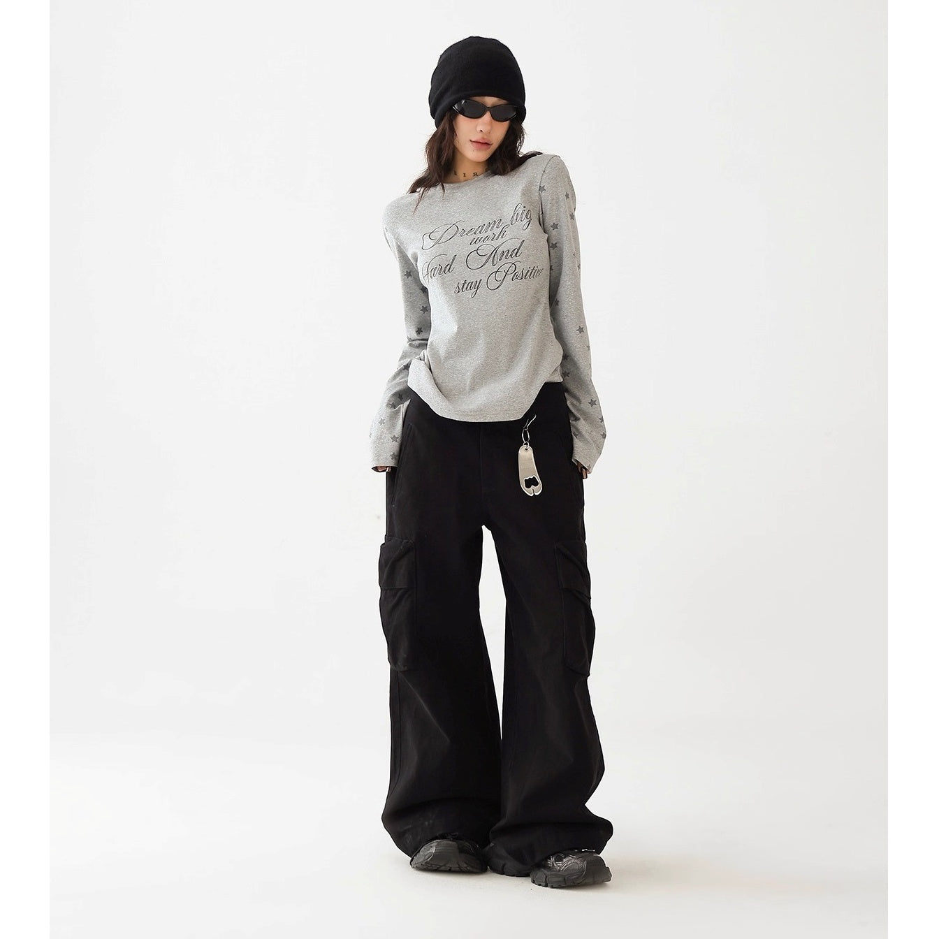 Vintage Multi-Pocket Loose Cargo Pants AC7131