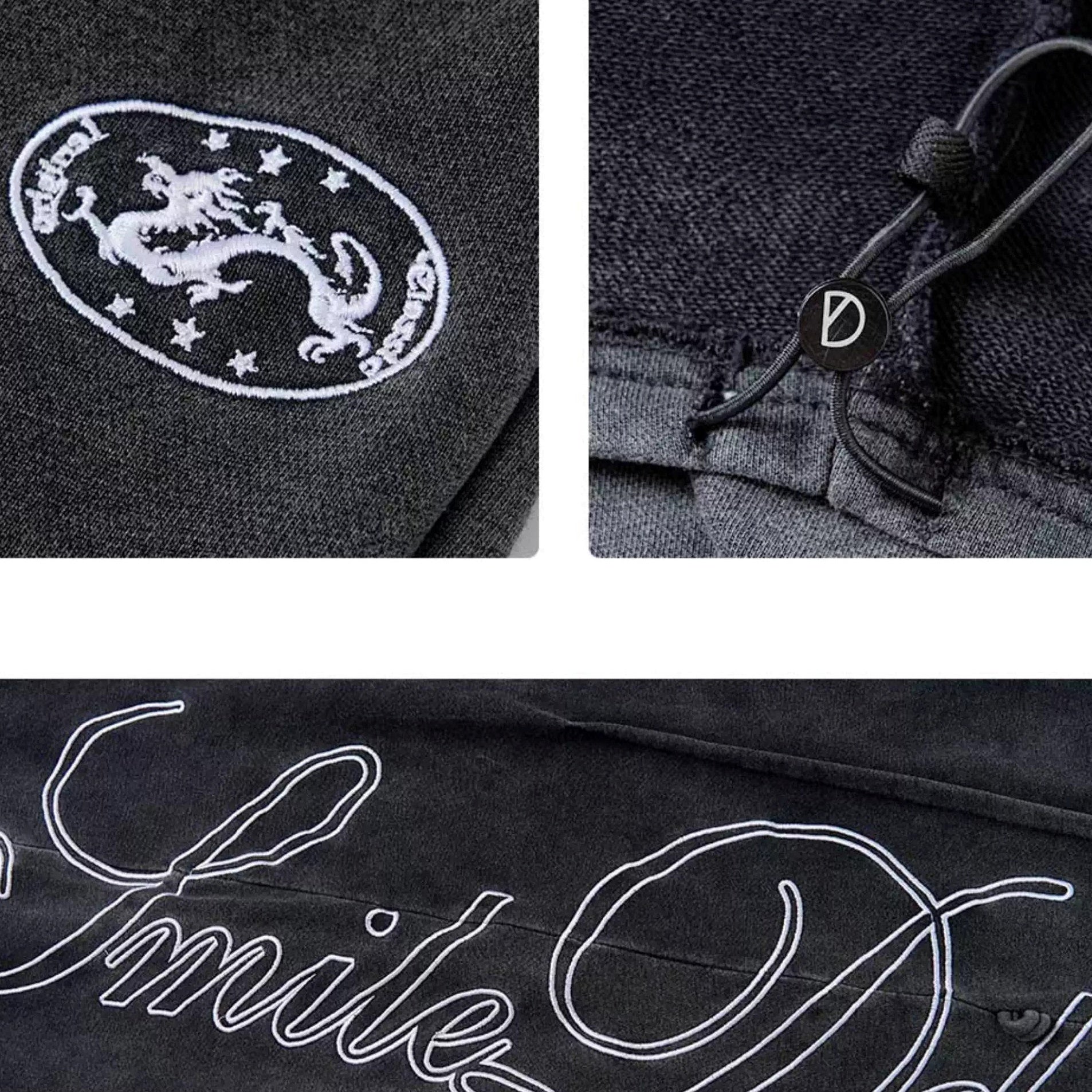 【上下別売り】Washed Embroidered Hooded Parka & Sweat Pants MW10339