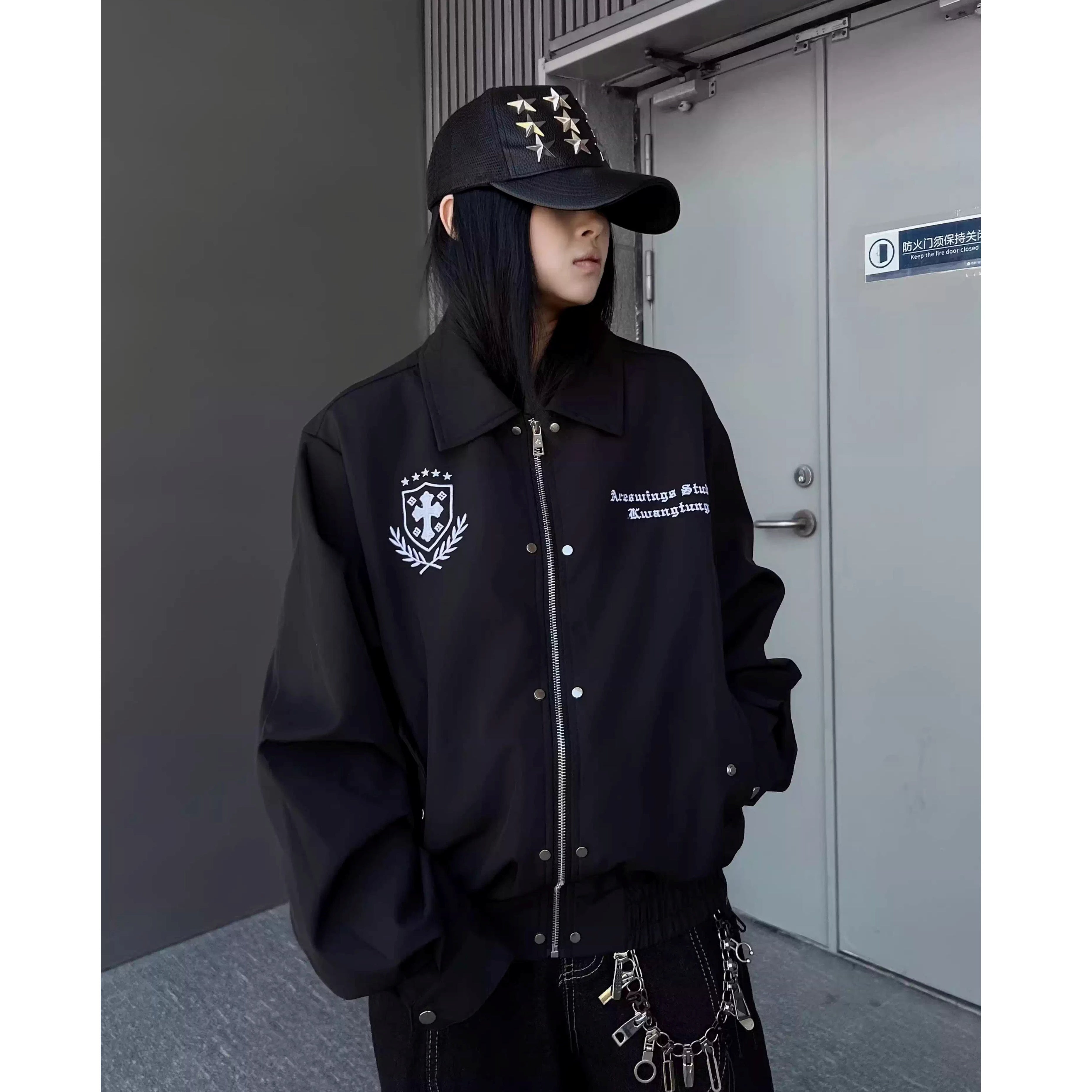 Maillard Horse Embroidery Lapel Jacket MW10337