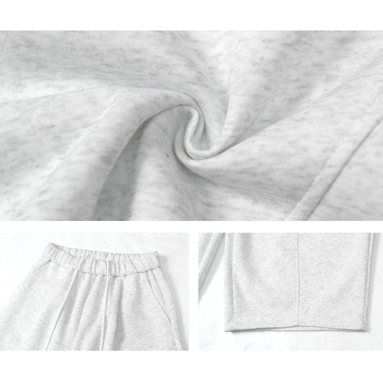 Deconstructed Wide Curve Sweat Pants MW10326