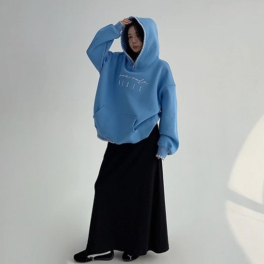 Toothbrush Embroidered Oversize Hoodie OS2067