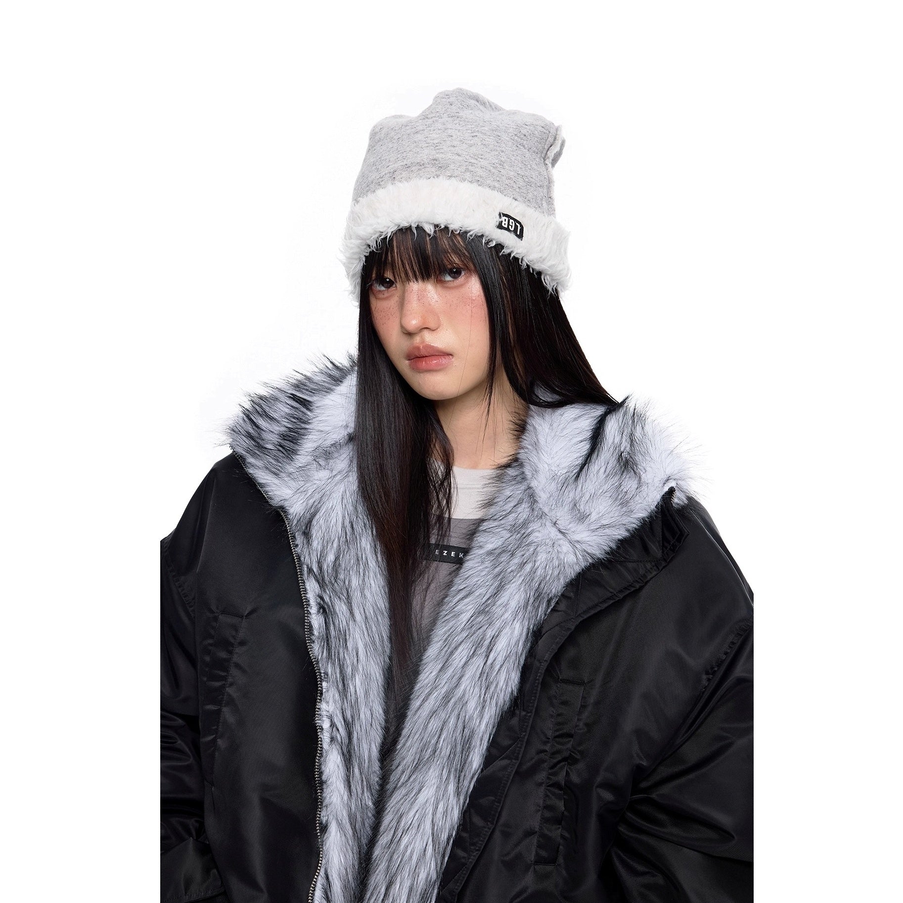 Fluffy Liner Casual Zip Jacket EZ287