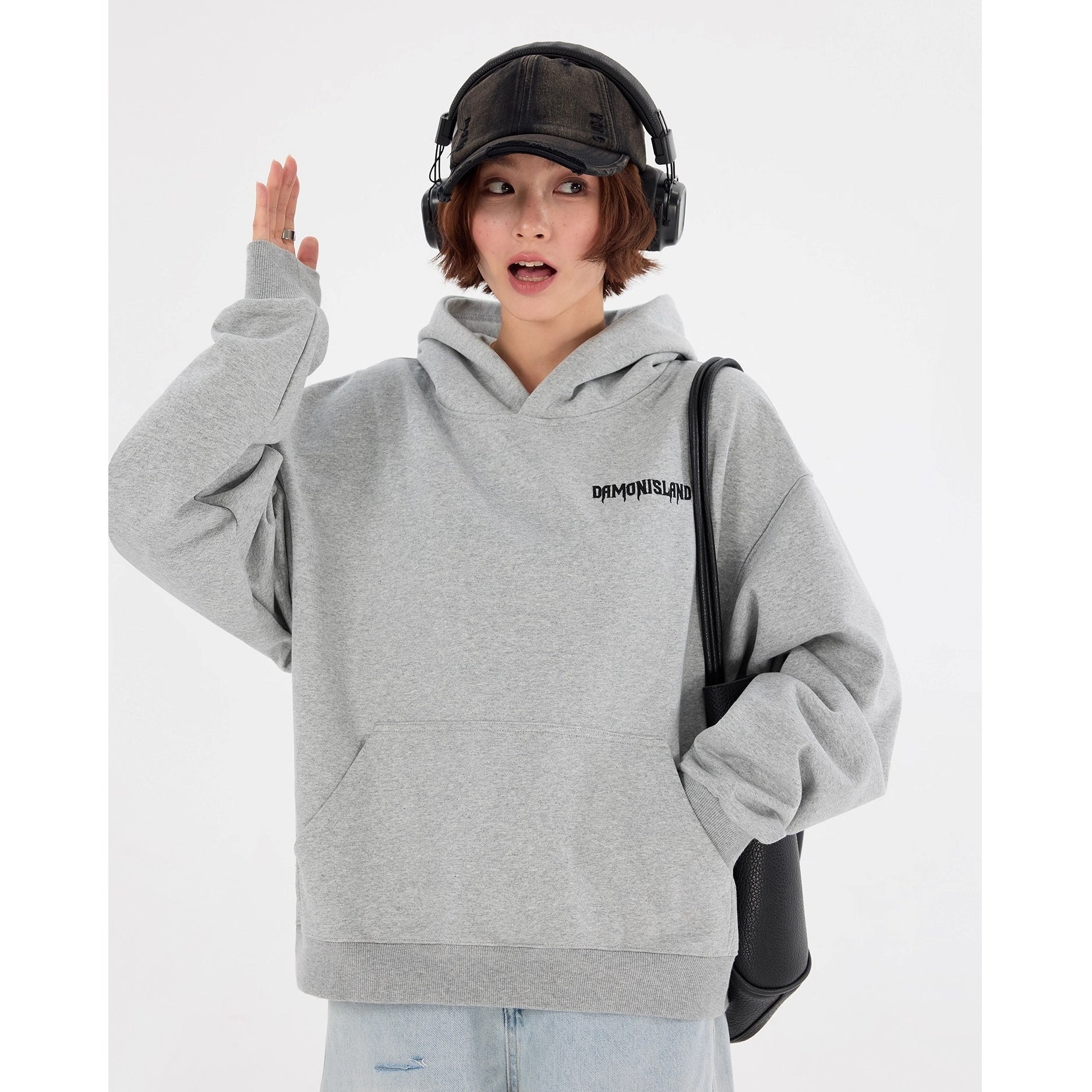 Cross Embroidered Hoodie MW10242