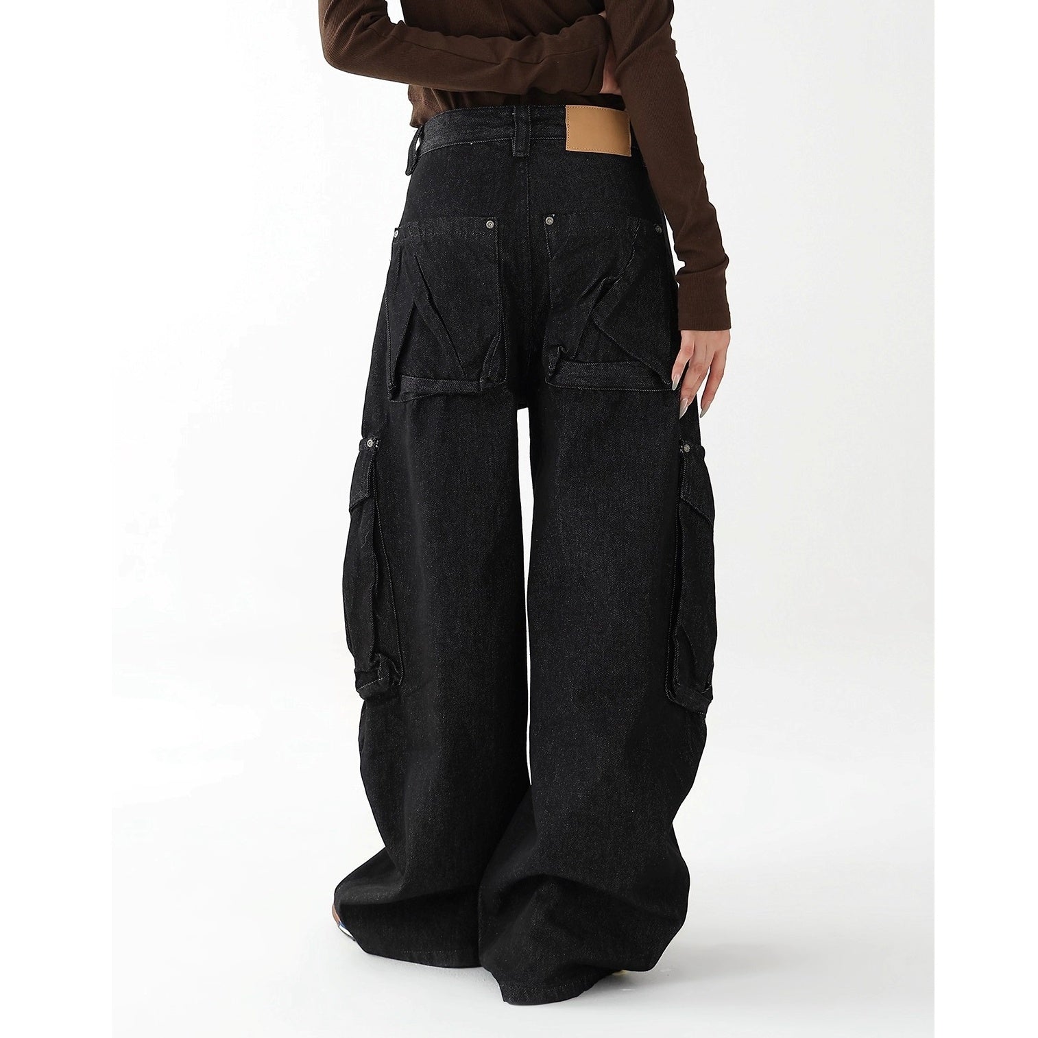 Large Pocket Cargo Curve Jeans AC7147