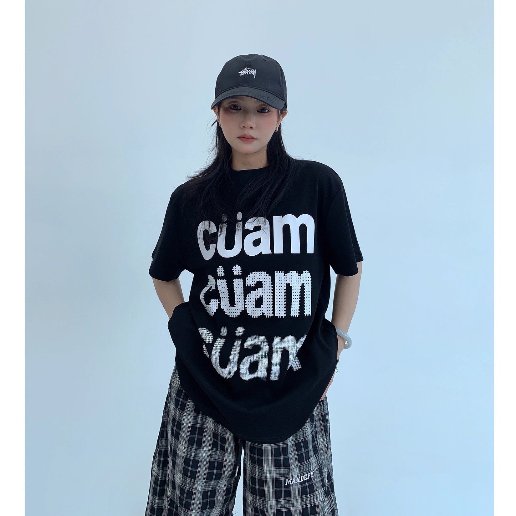 Casual Letter Print T-shirt OS2015