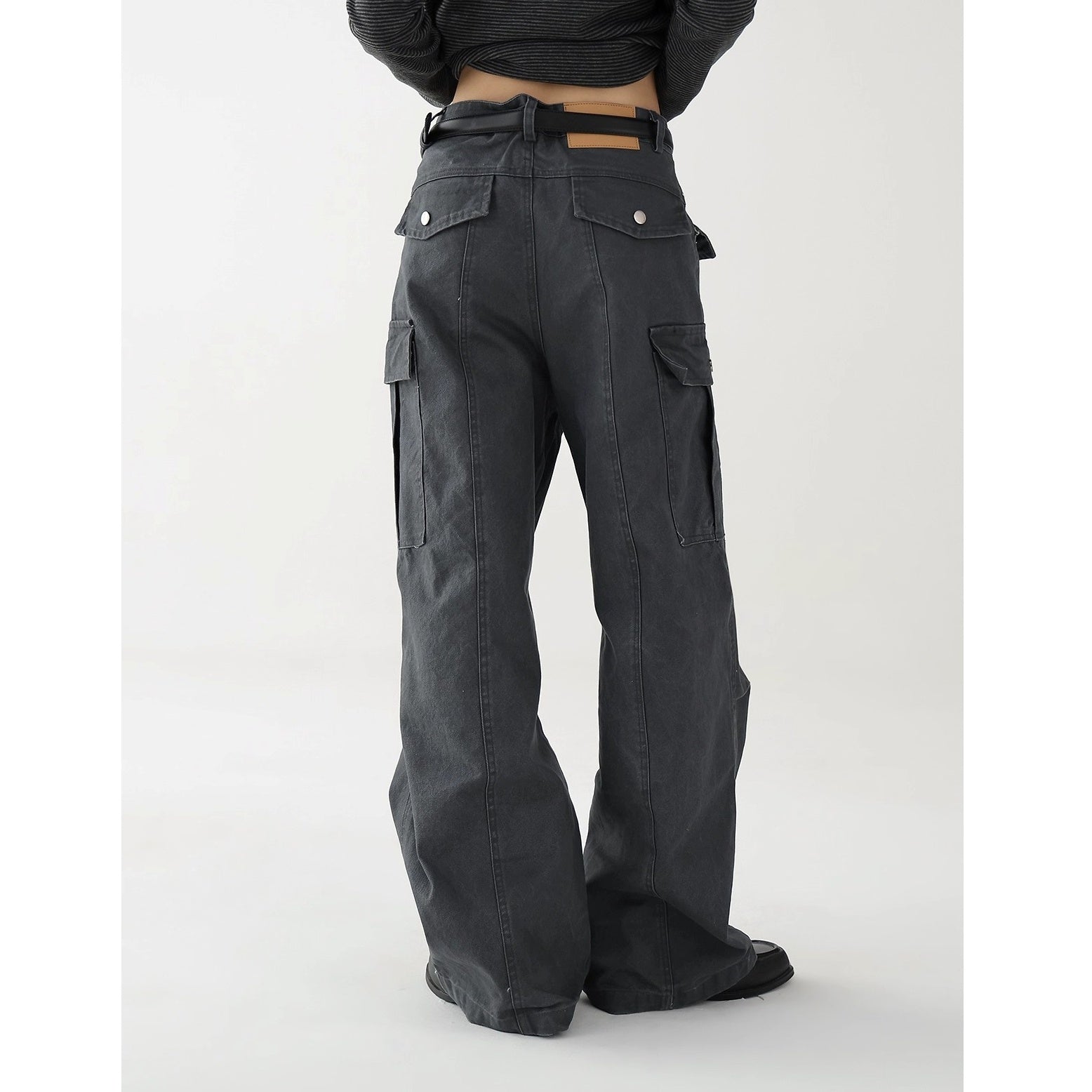 Pleated Tuck Work Cargo Pants AC7148