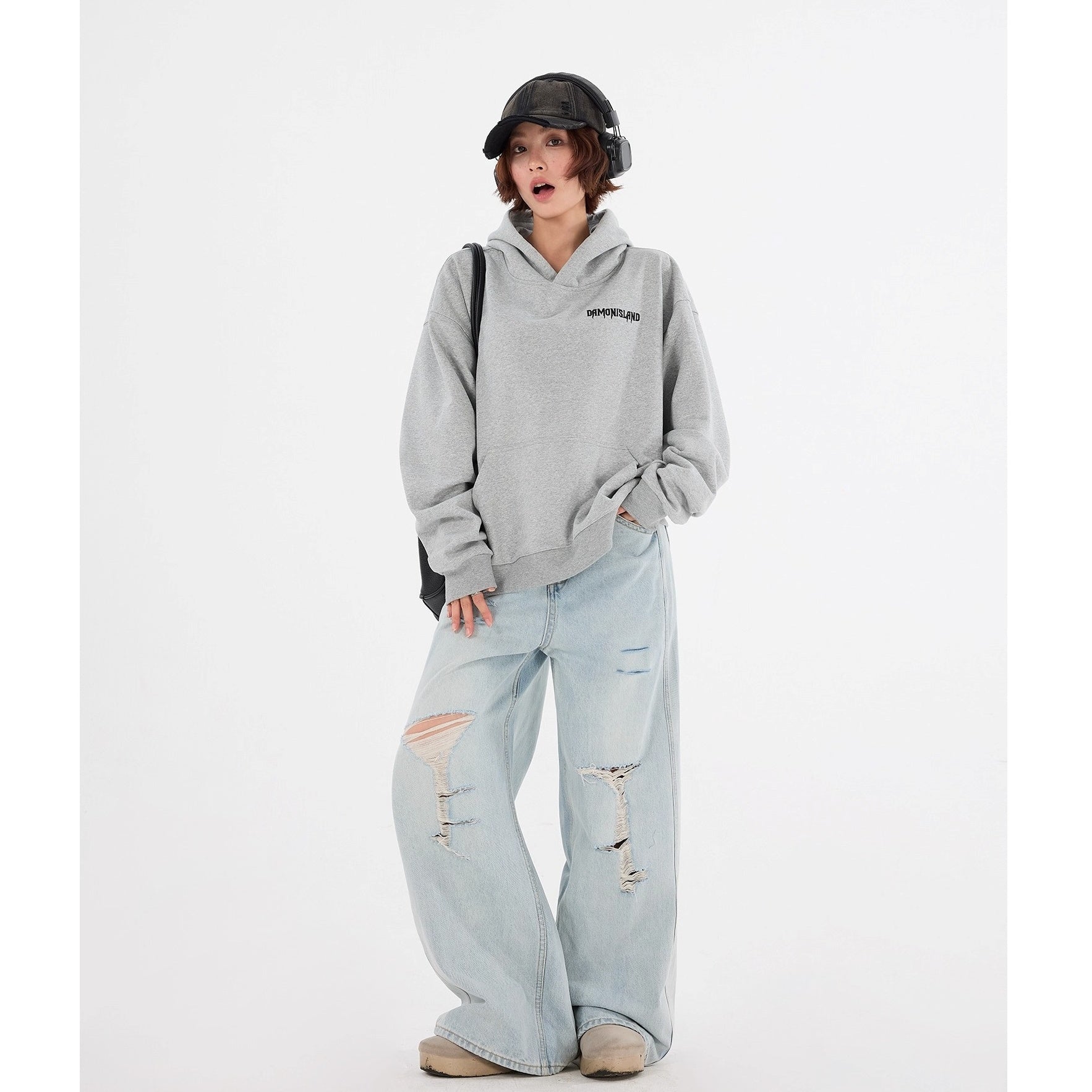 Cross Embroidered Hoodie MW10242
