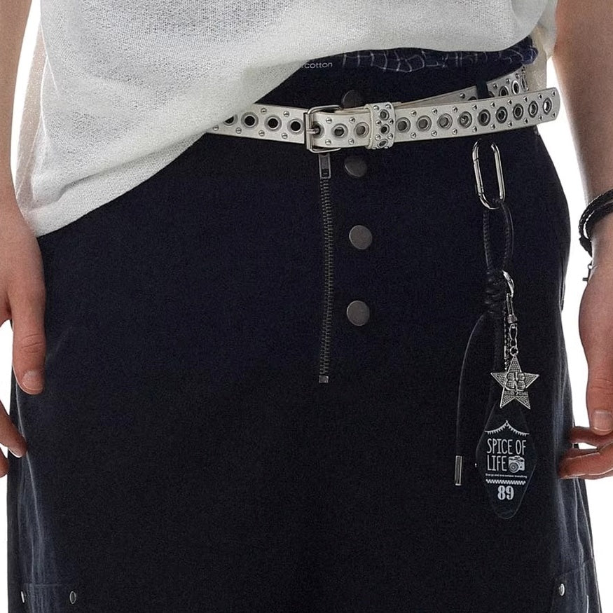 Deconstructed Design Wide-leg Cropped Pants MR8035