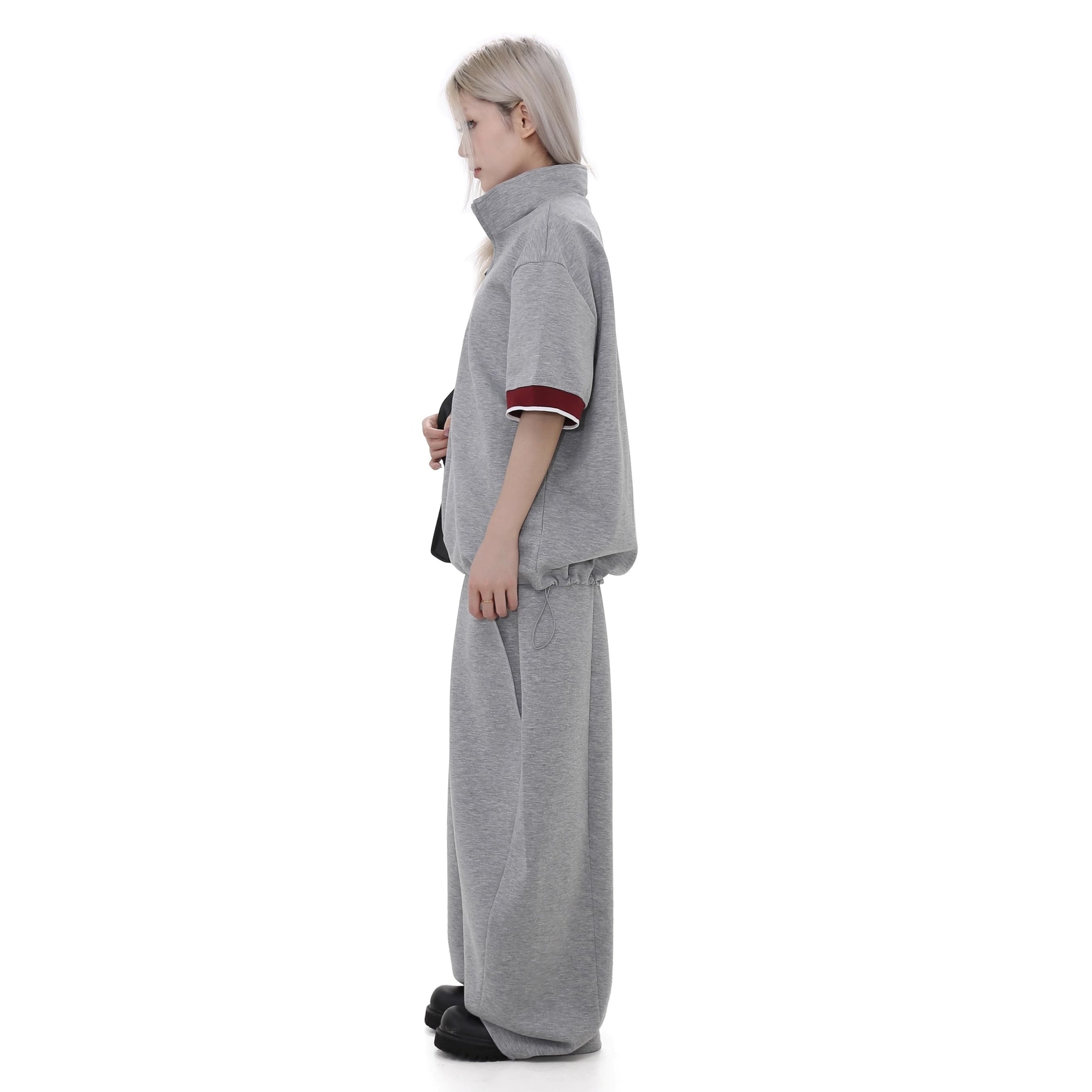 Panel Design Casual Loose Sweatpants GB7033