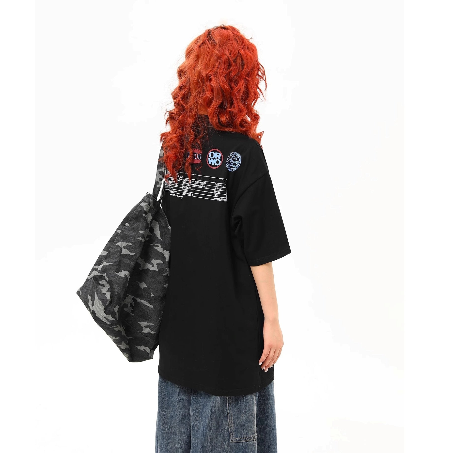 Rock Band Print T-shirt MW10232