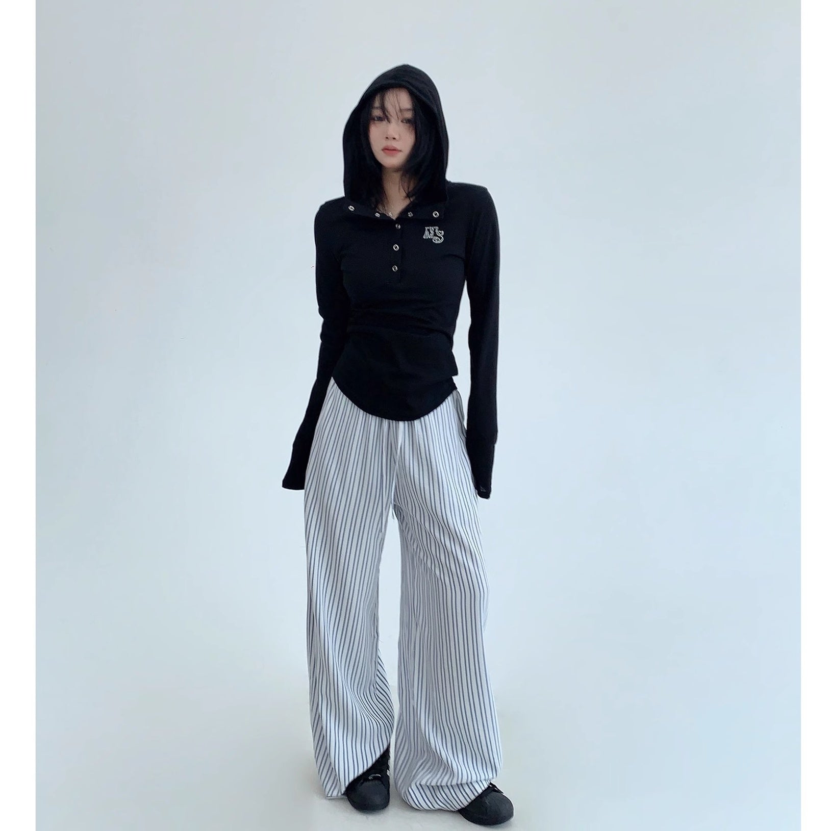Stripe Relax Casual Pants MW10152