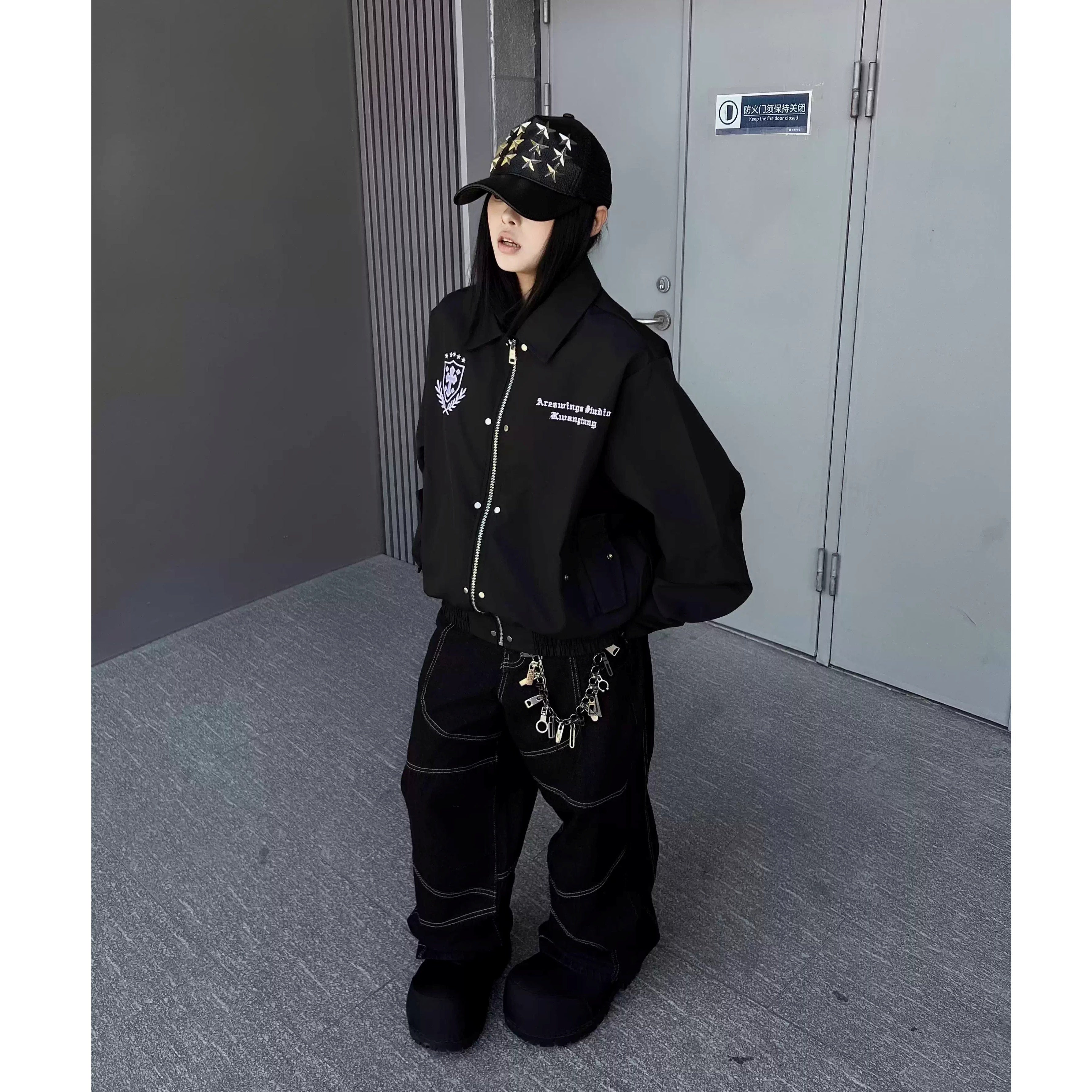 Maillard Horse Embroidery Lapel Jacket MW10337