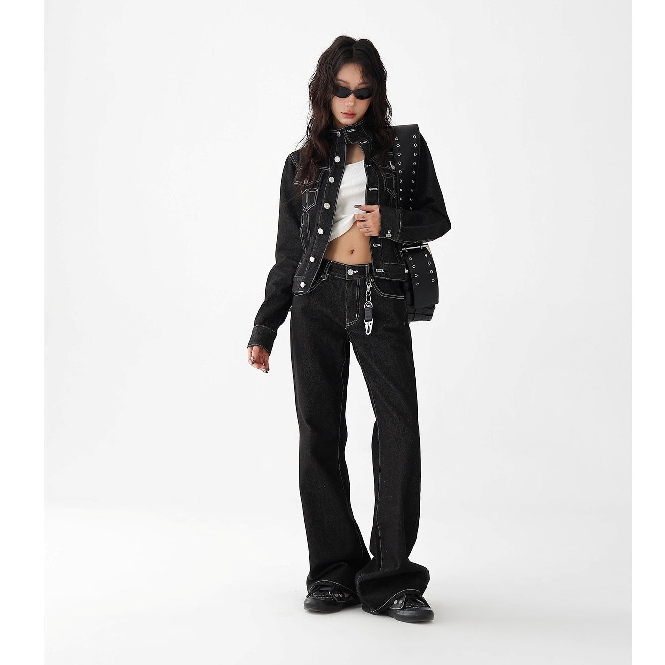 zozotown ファッション soerte Cut-off denim jacketセットアップ zozotown ファッション soerte Cut-off denim jacketセットアップ