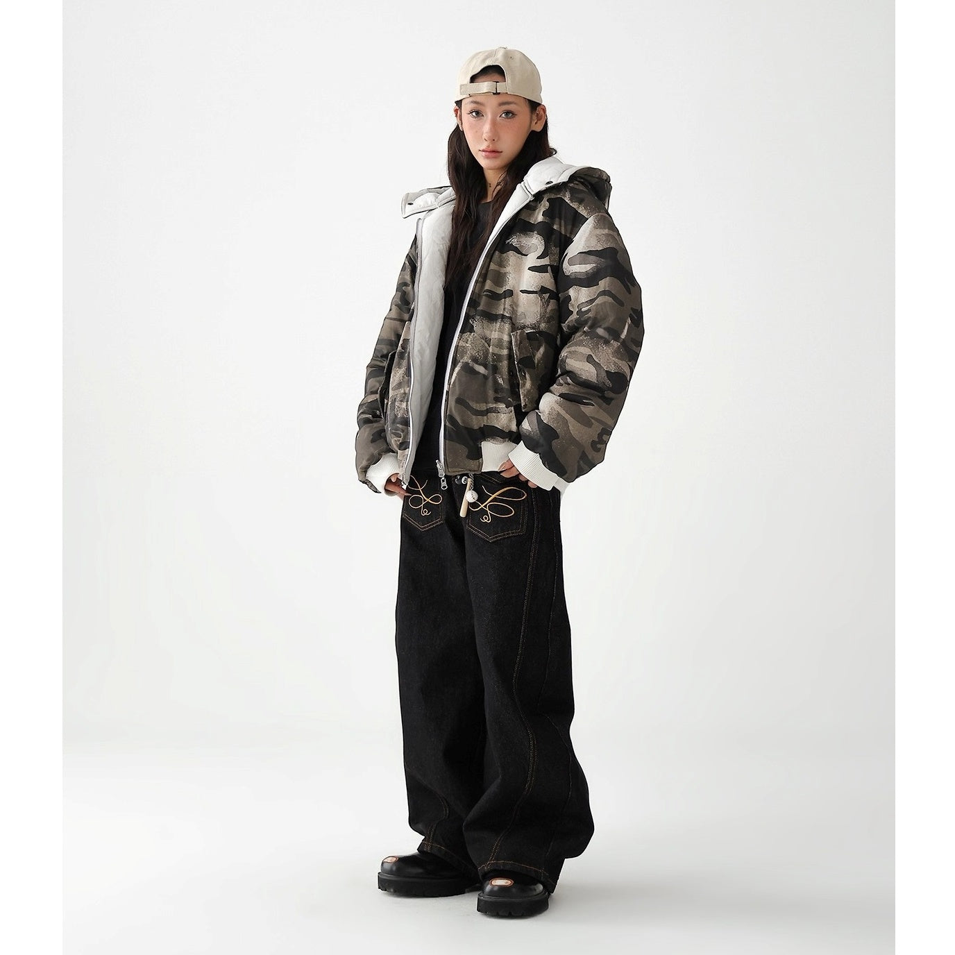 Reversible Camouflage Flight Jacket AC7162