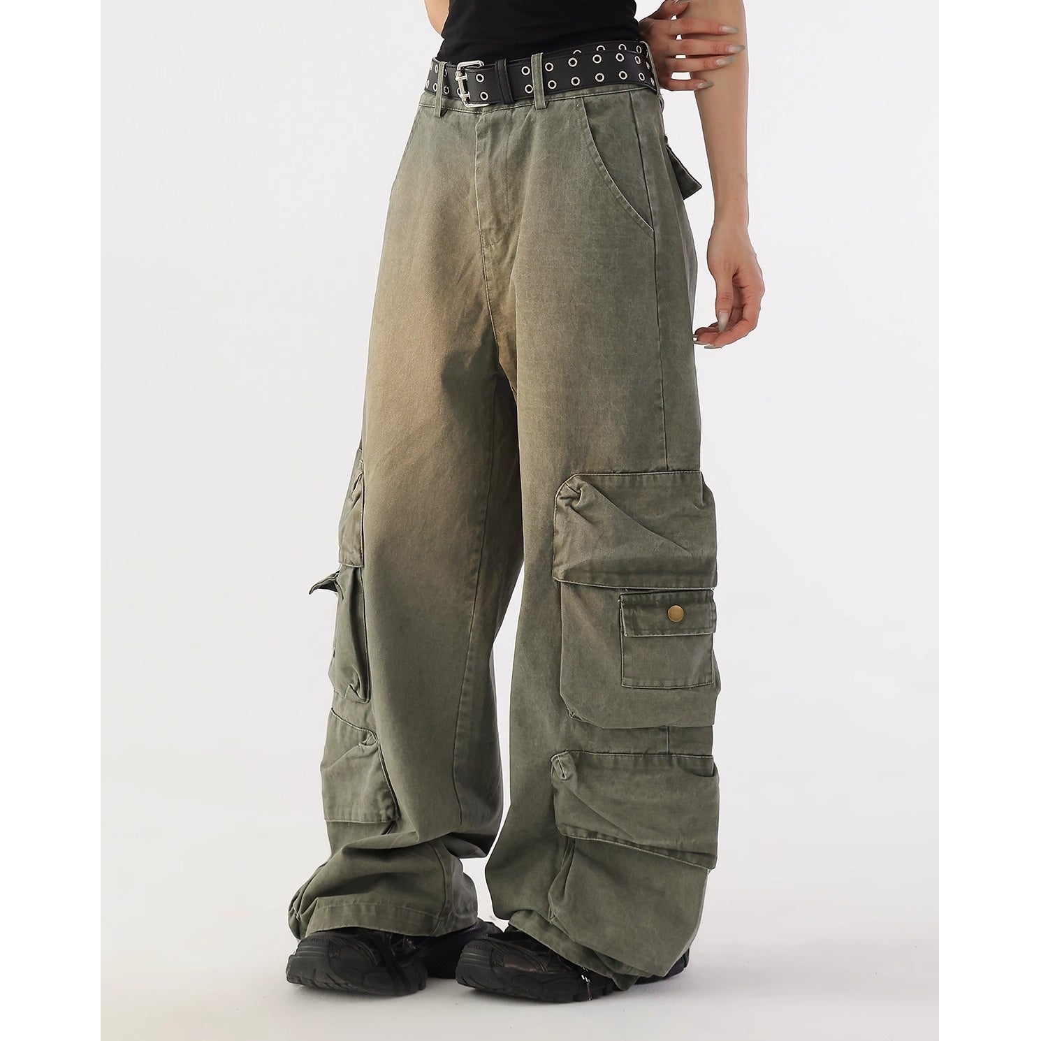 Vintage Loose Cargo Work Pants AC7165
