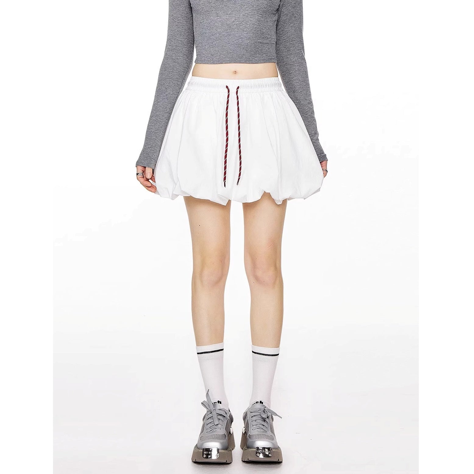 A-line Bud Short Skirt IC9107